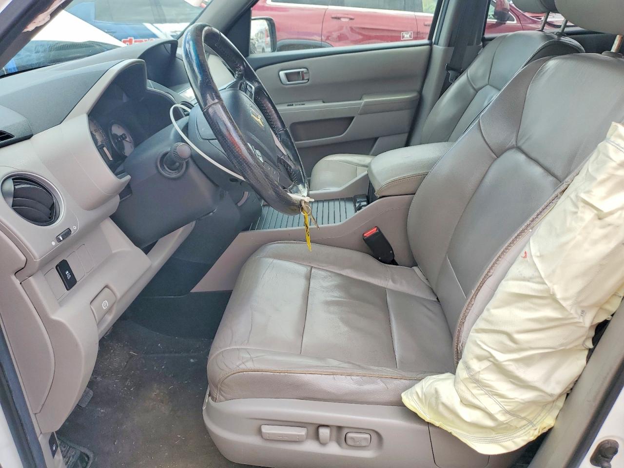2012 Honda Pilot Exl White vin: 5FNYF4H58CB036212