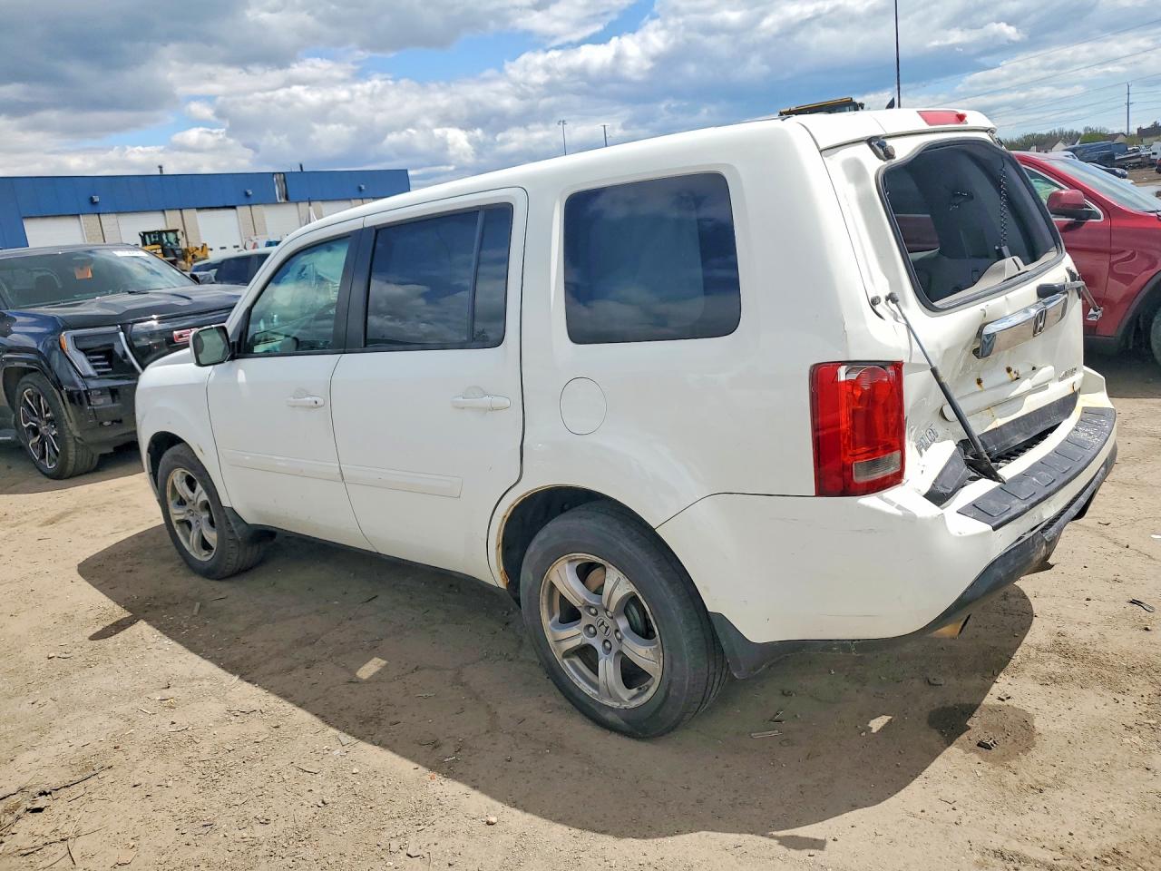 2012 Honda Pilot Exl White vin: 5FNYF4H58CB036212