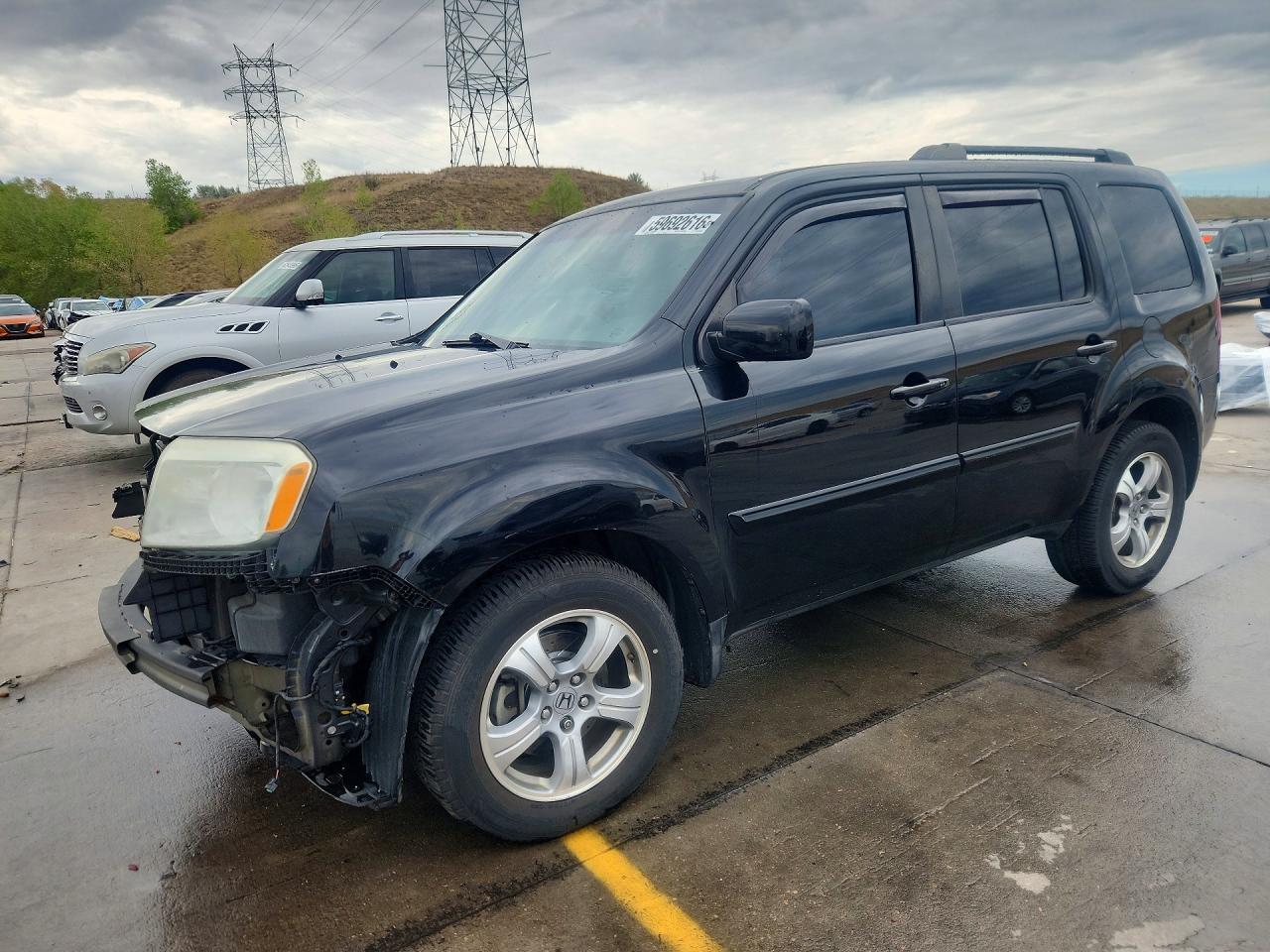 2012 Honda Pilot Exl Black vin: 5FNYF4H58CB041233