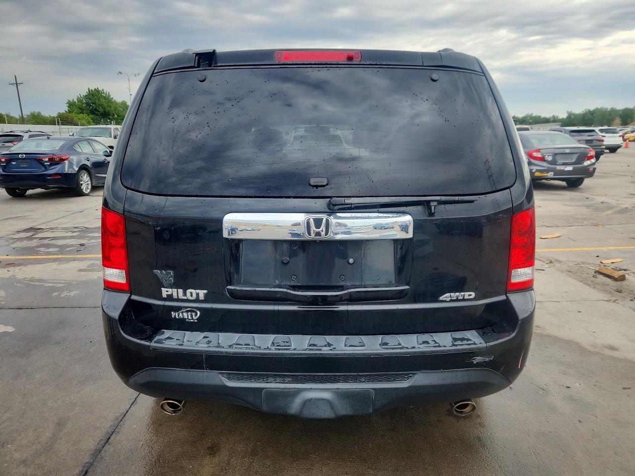 2012 Honda Pilot Exl Black vin: 5FNYF4H58CB041233