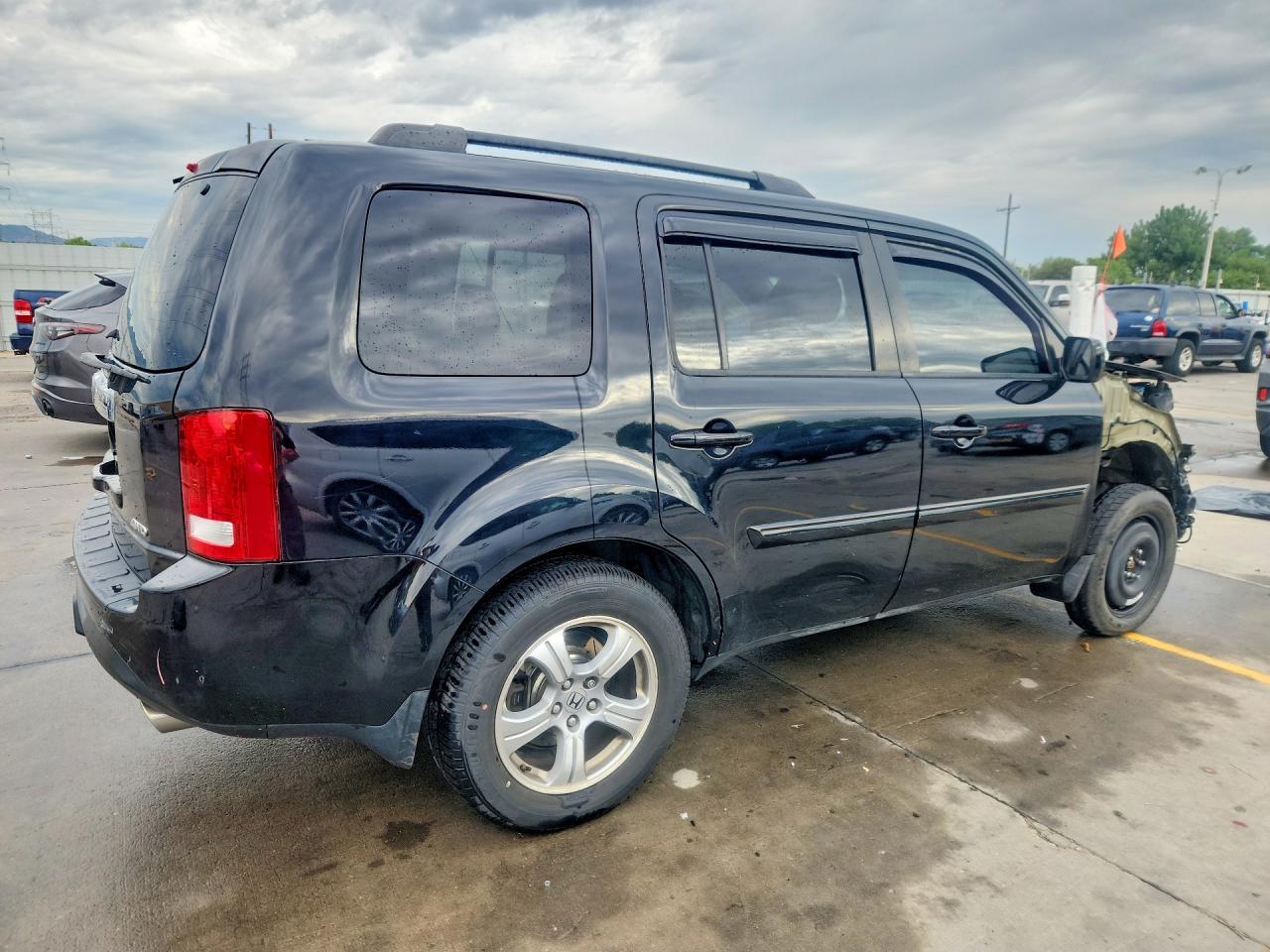 2012 Honda Pilot Exl Black vin: 5FNYF4H58CB041233