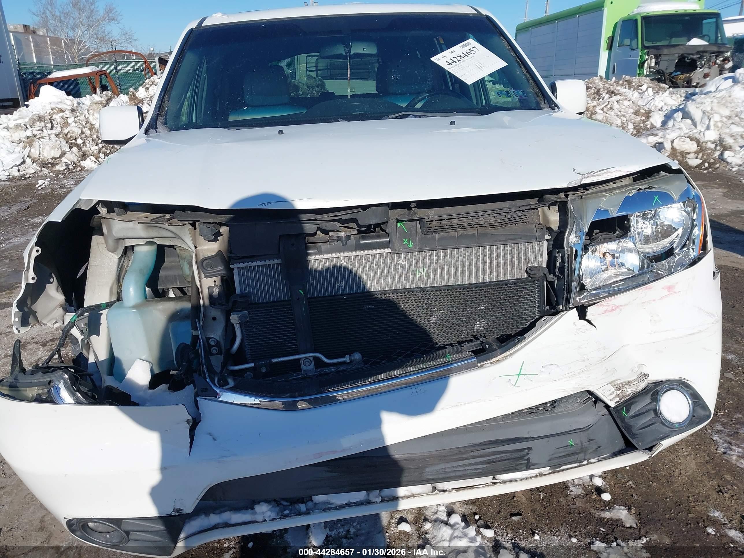 2012 Honda Pilot Ex-l White vin: 5FNYF4H58CB057237