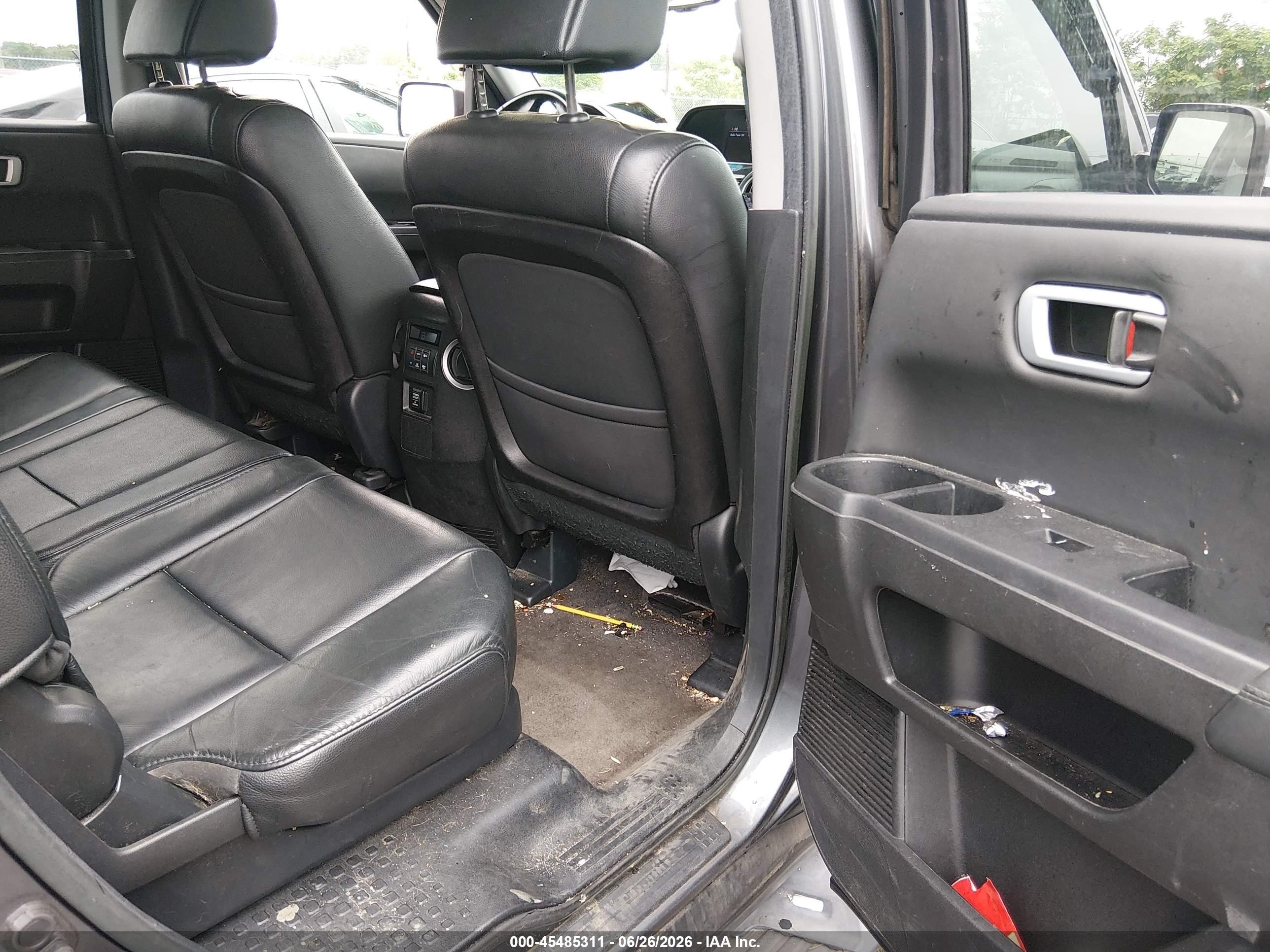 2012 Honda Pilot Ex-l Серый vin: 5FNYF4H58CB061465
