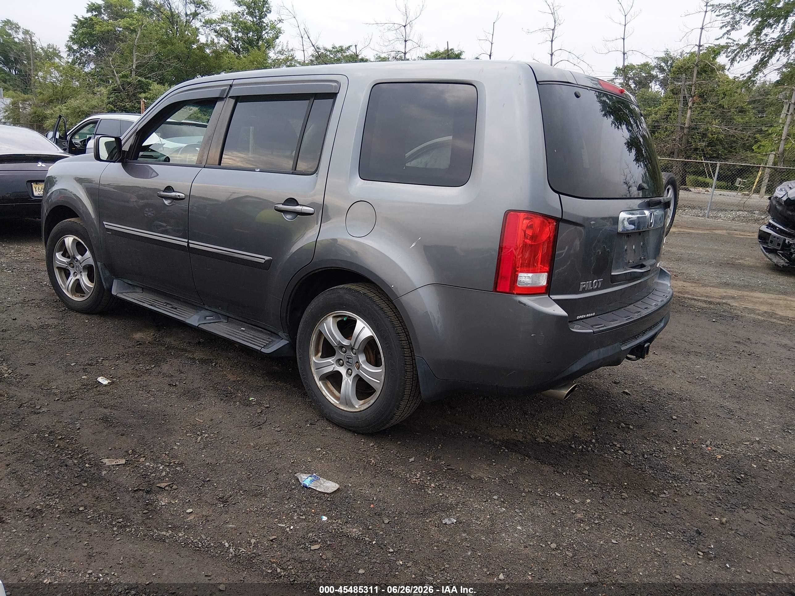 2012 Honda Pilot Ex-l Серый vin: 5FNYF4H58CB061465