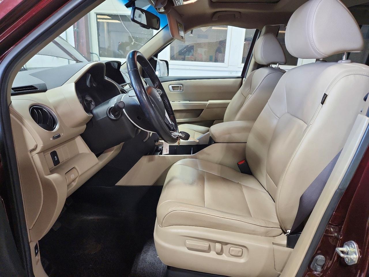 2012 Honda Pilot Exl Burgundy vin: 5FNYF4H58CB076998