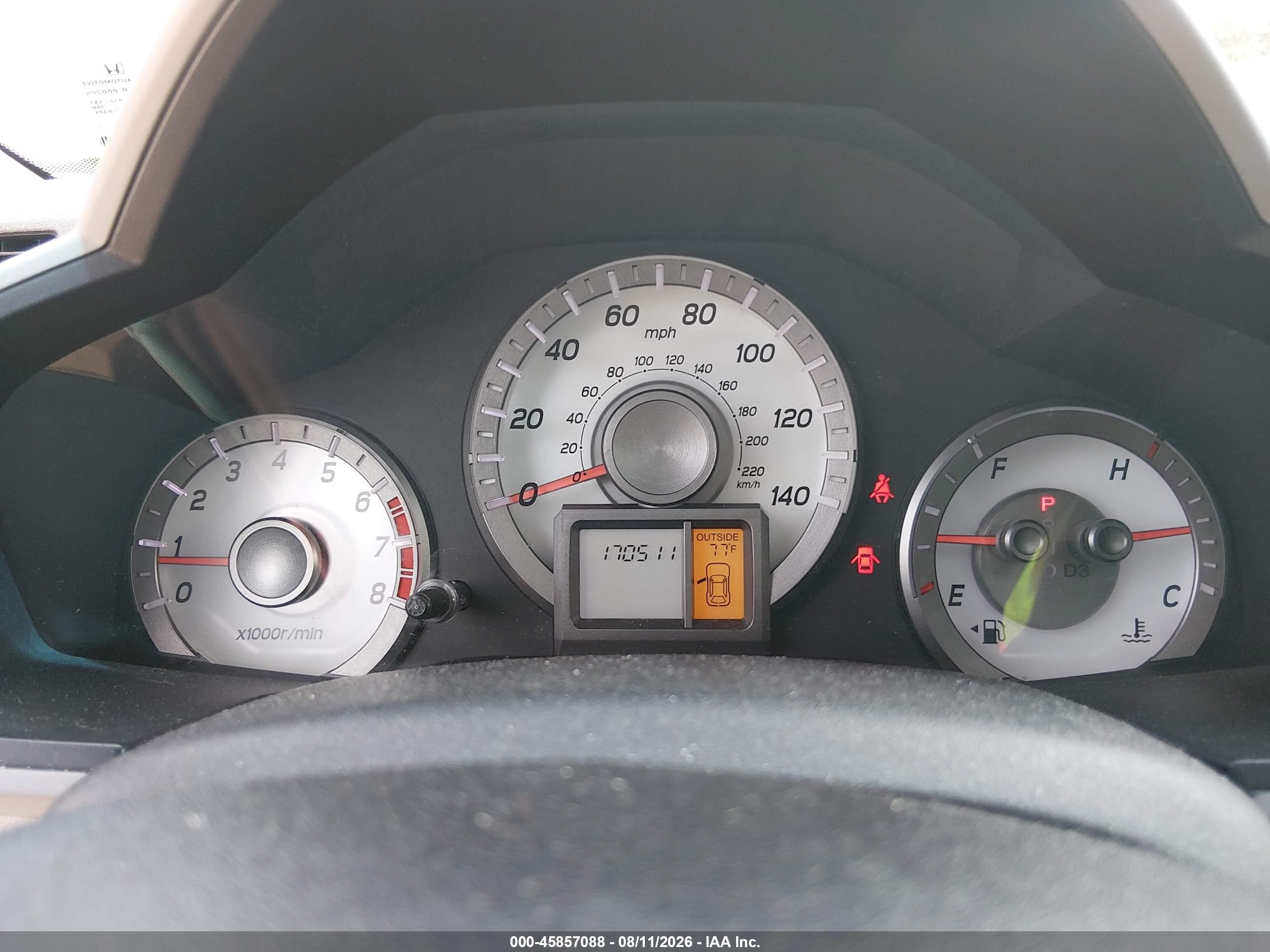 2012 Honda Pilot Ex-l Белый vin: 5FNYF4H58CB501779
