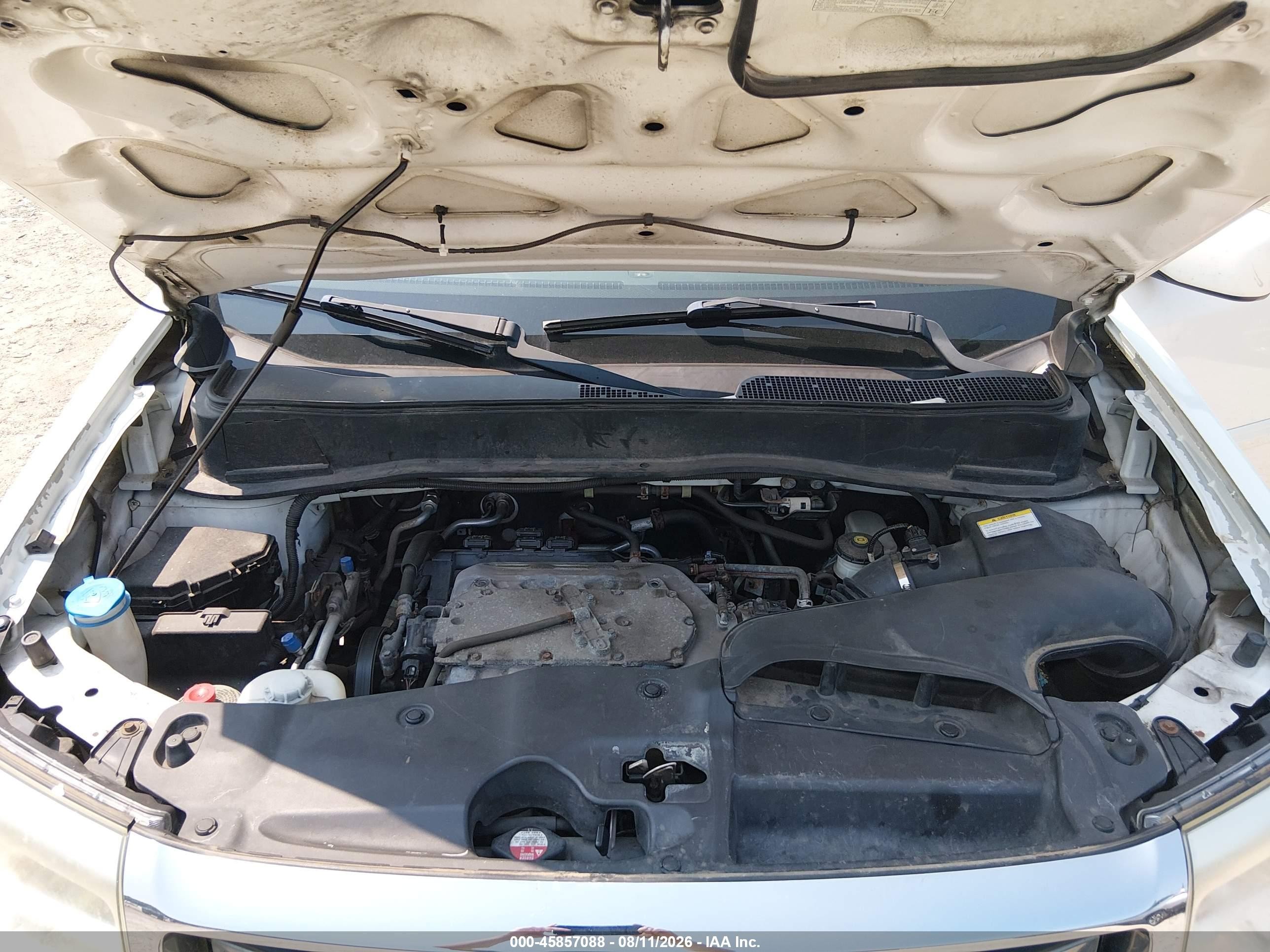 2012 Honda Pilot Ex-l Белый vin: 5FNYF4H58CB501779