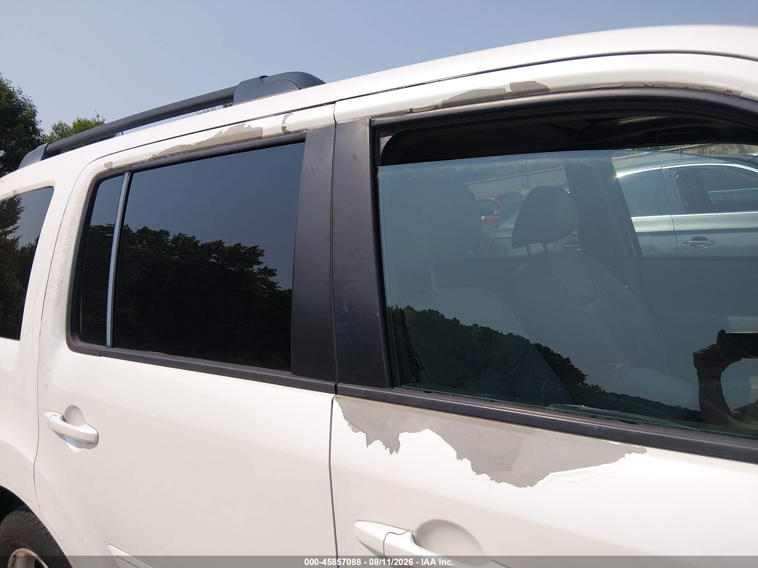 2012 Honda Pilot Ex-l Белый vin: 5FNYF4H58CB501779