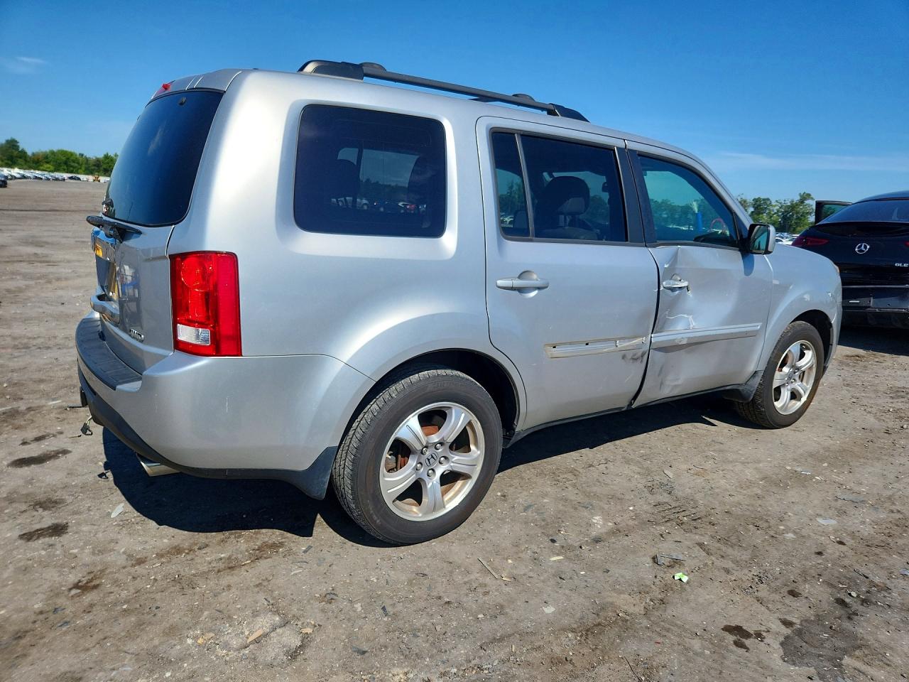2013 Honda Pilot Exl Silver vin: 5FNYF4H58DB023686