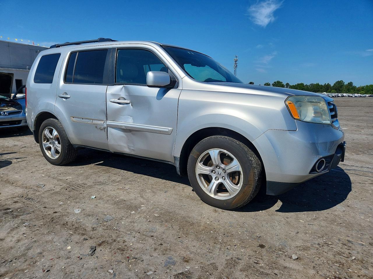 2013 Honda Pilot Exl Silver vin: 5FNYF4H58DB023686