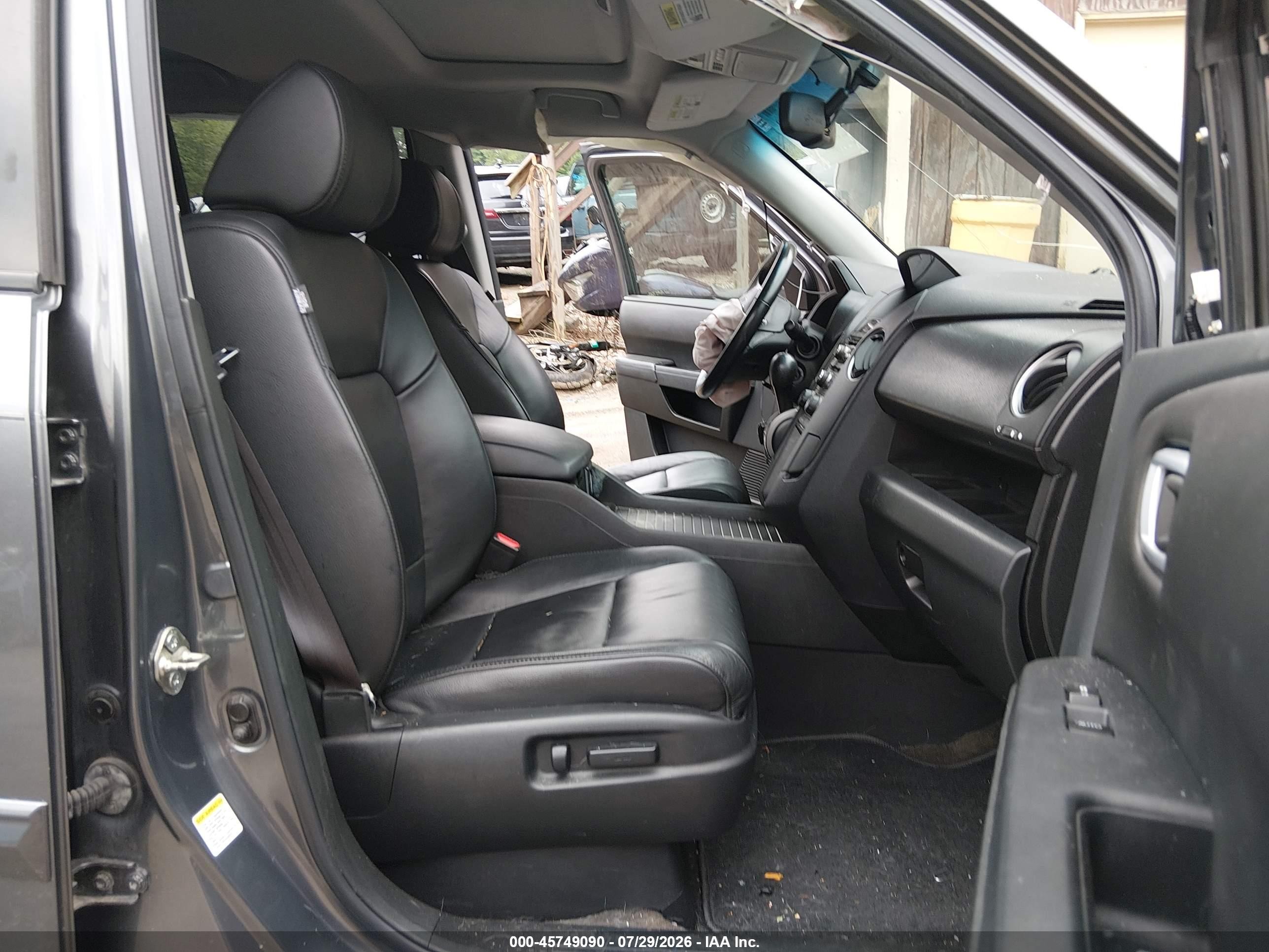 2013 Honda Pilot Ex-l Серый vin: 5FNYF4H58DB029634