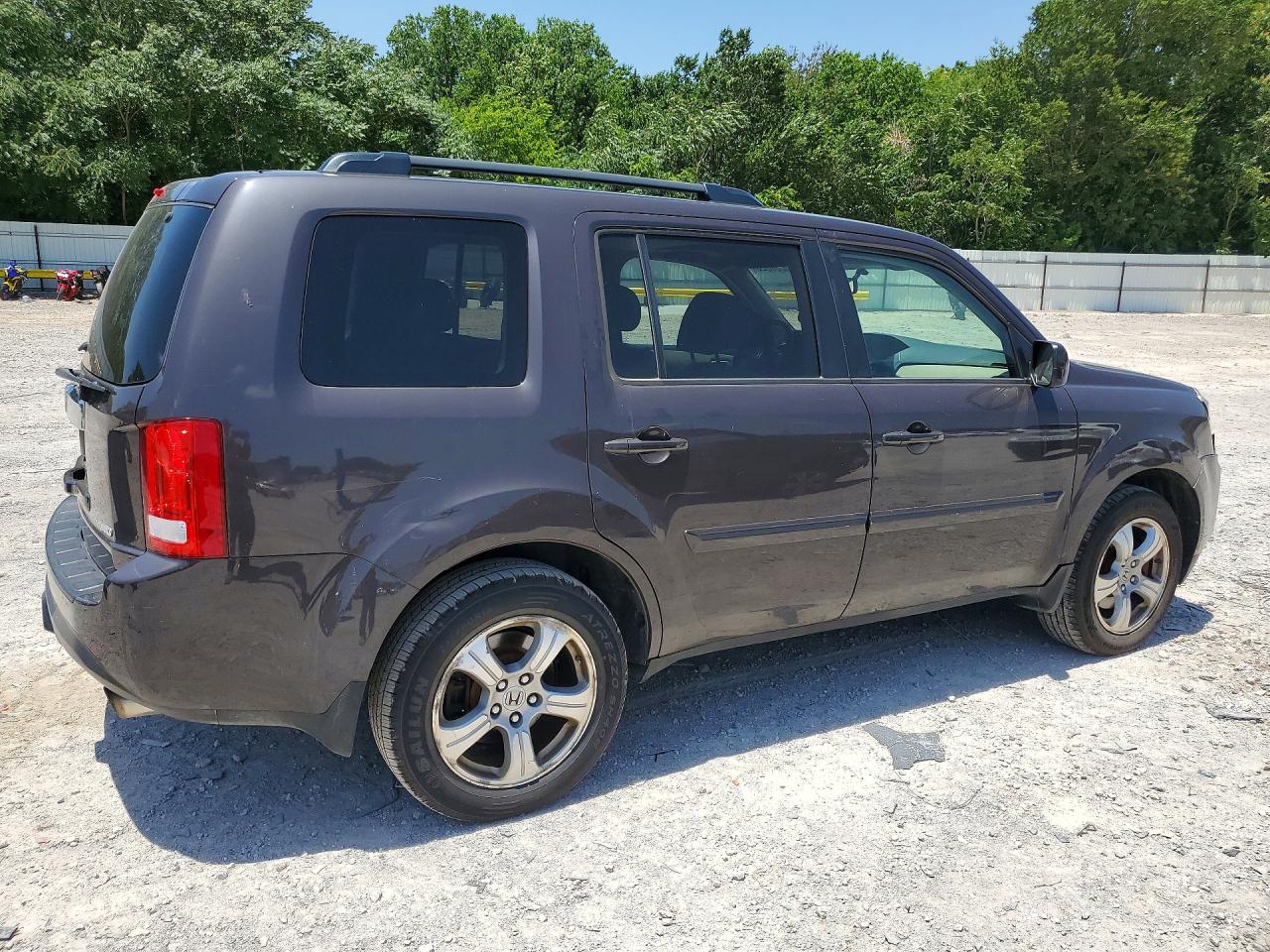 2013 Honda Pilot Exl Gray vin: 5FNYF4H58DB040603