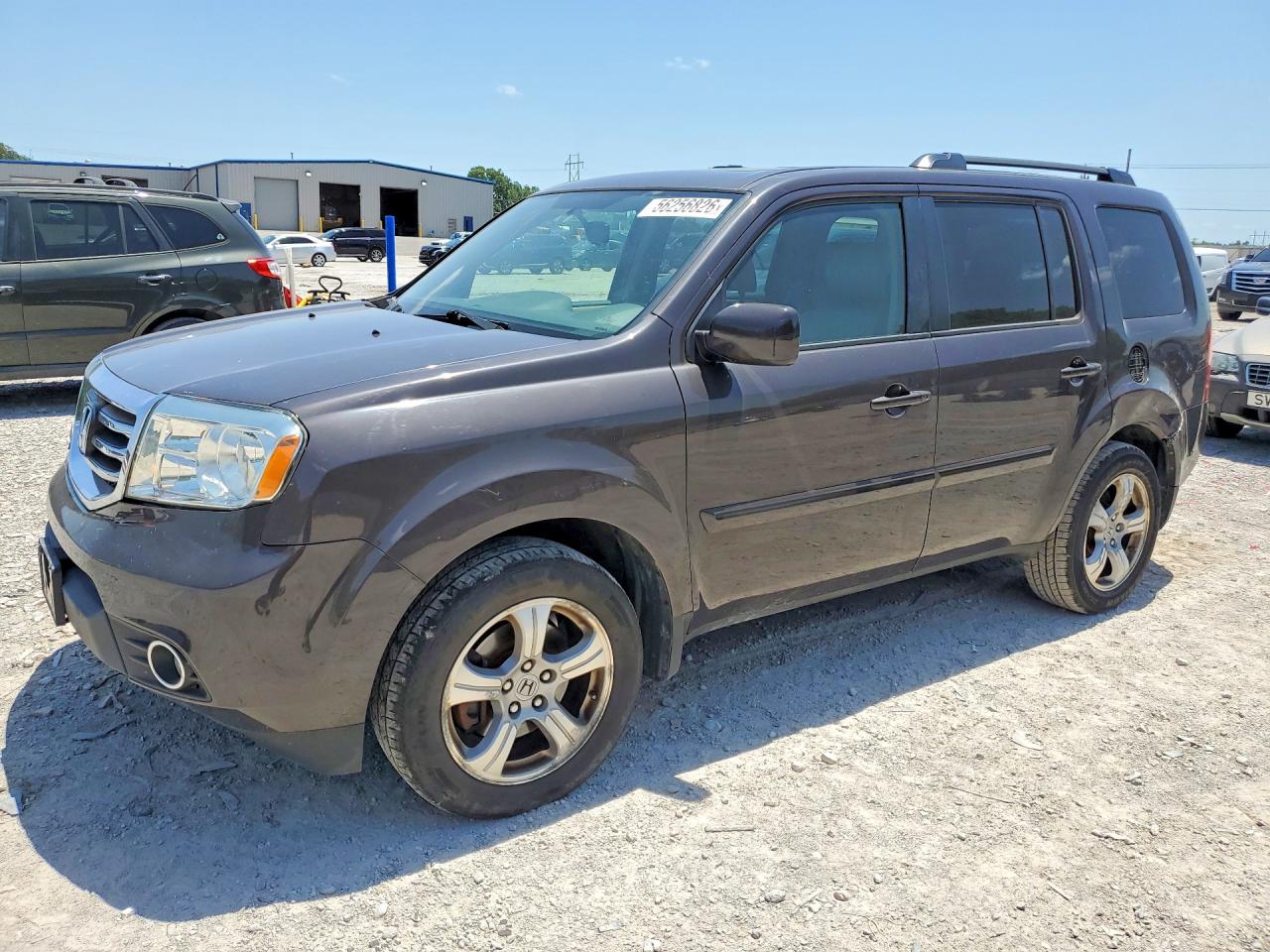 2013 Honda Pilot Exl Gray vin: 5FNYF4H58DB040603
