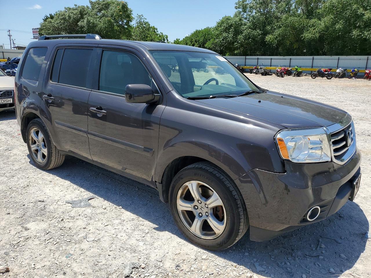 2013 Honda Pilot Exl Gray vin: 5FNYF4H58DB040603