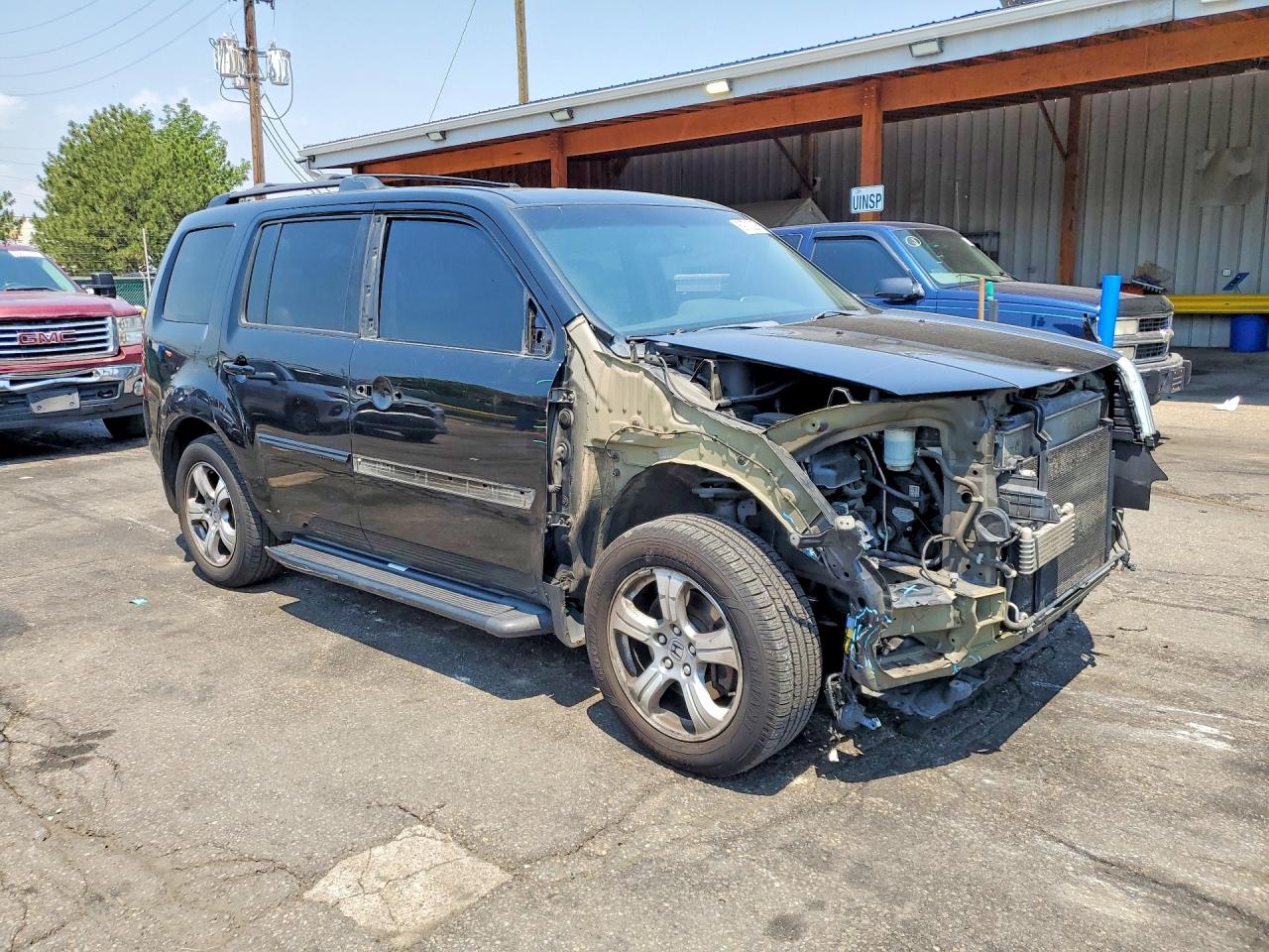 2013 Honda Pilot Exl Black vin: 5FNYF4H58DB054596