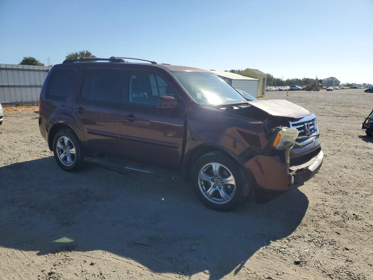 2013 Honda Pilot Exl Бордовый vin: 5FNYF4H58DB057479