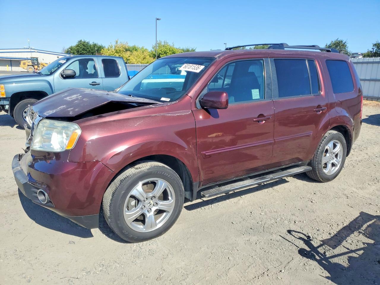 2013 Honda Pilot Exl Бордовый vin: 5FNYF4H58DB057479