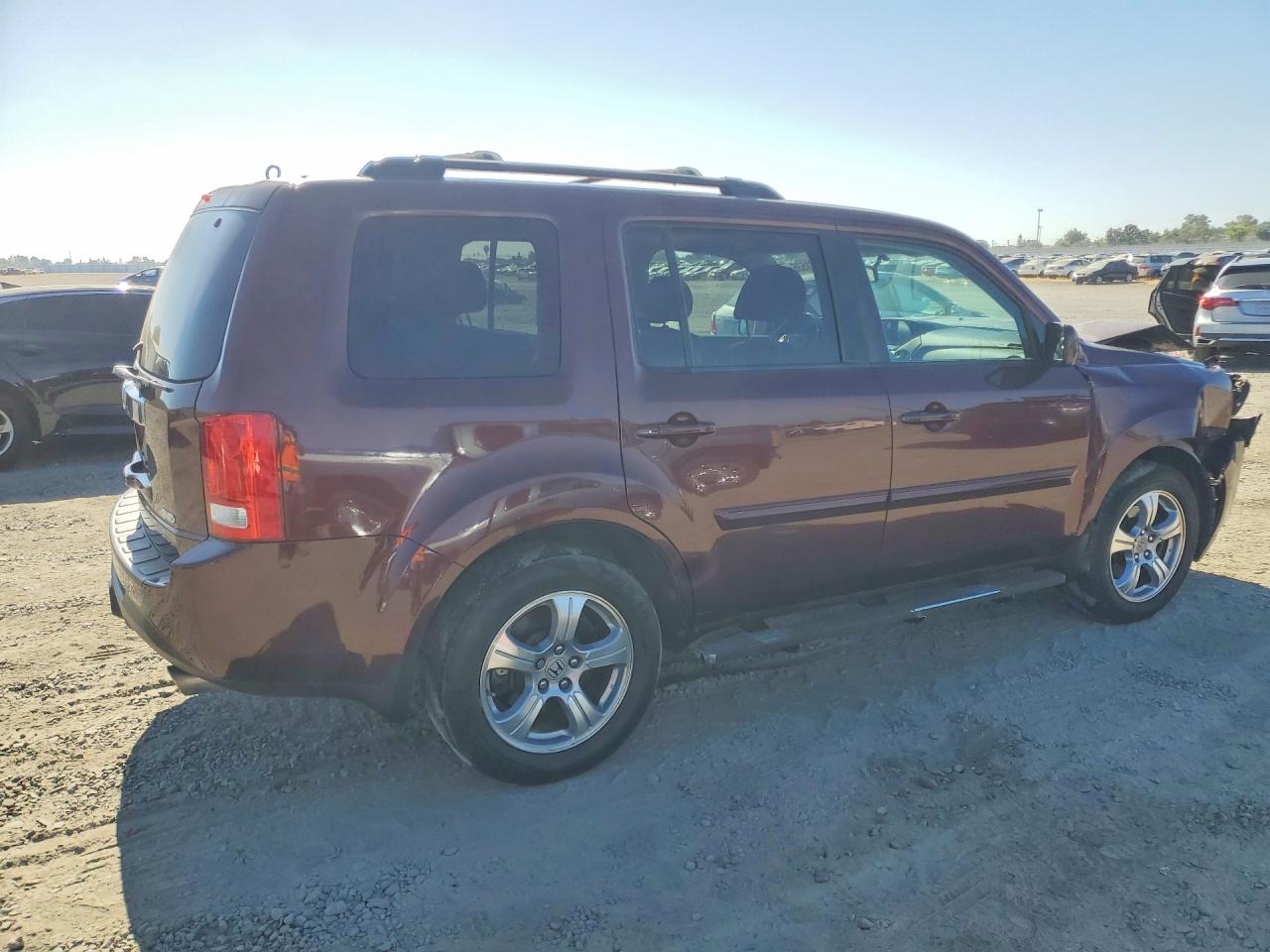 2013 Honda Pilot Exl Бордовый vin: 5FNYF4H58DB057479