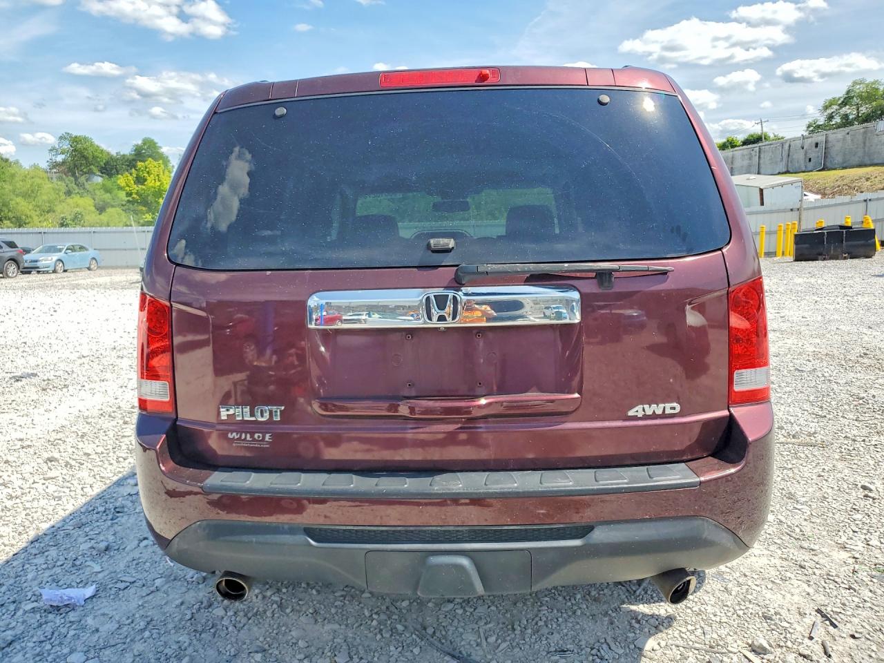 2014 Honda Pilot Exl Maroon vin: 5FNYF4H58EB029926