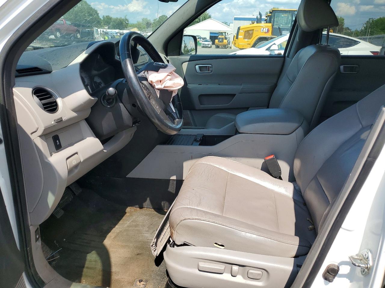 2014 Honda Pilot Exl White vin: 5FNYF4H58EB037377