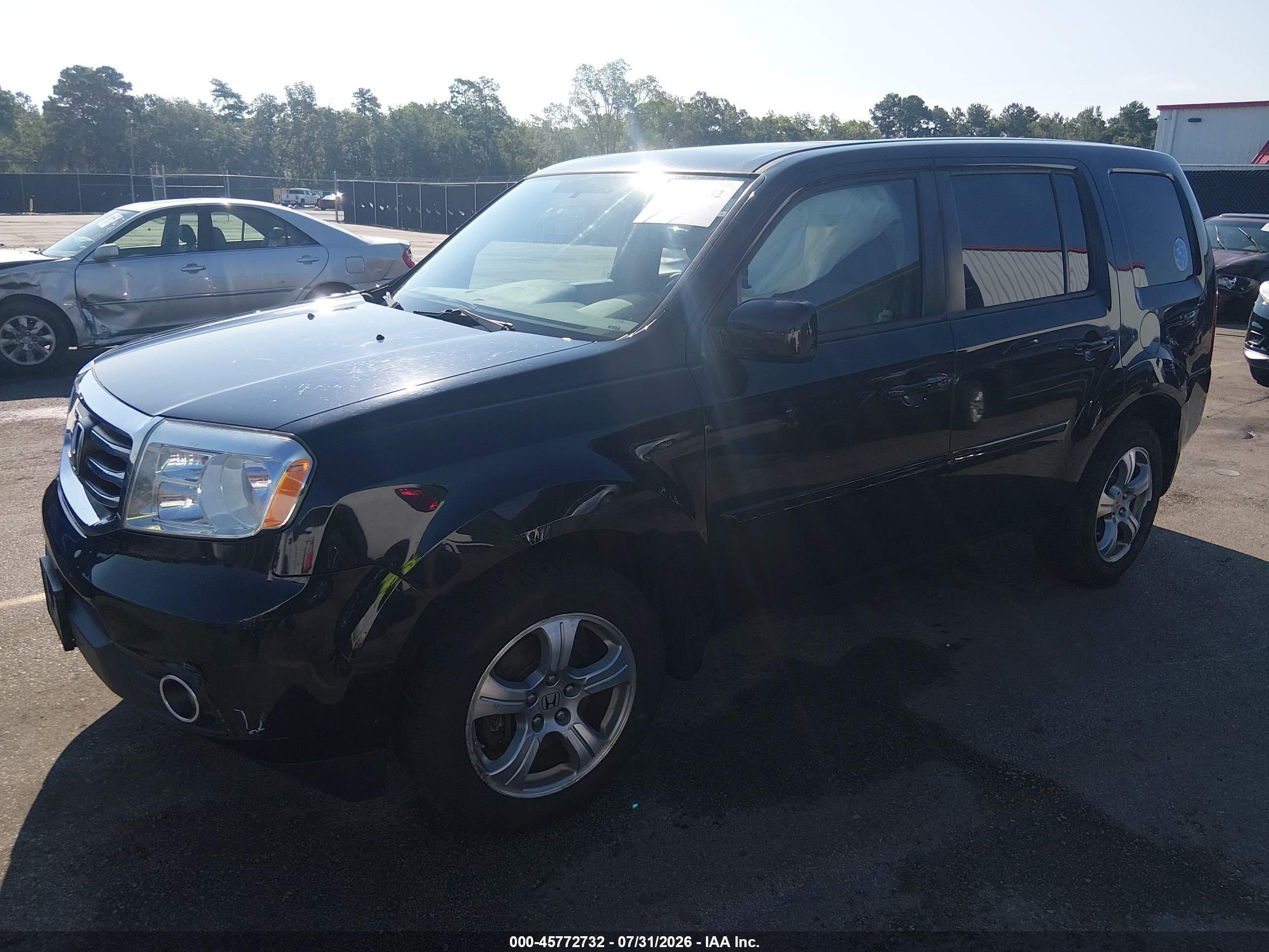 2014 Honda Pilot Ex-l Черный vin: 5FNYF4H58EB041493