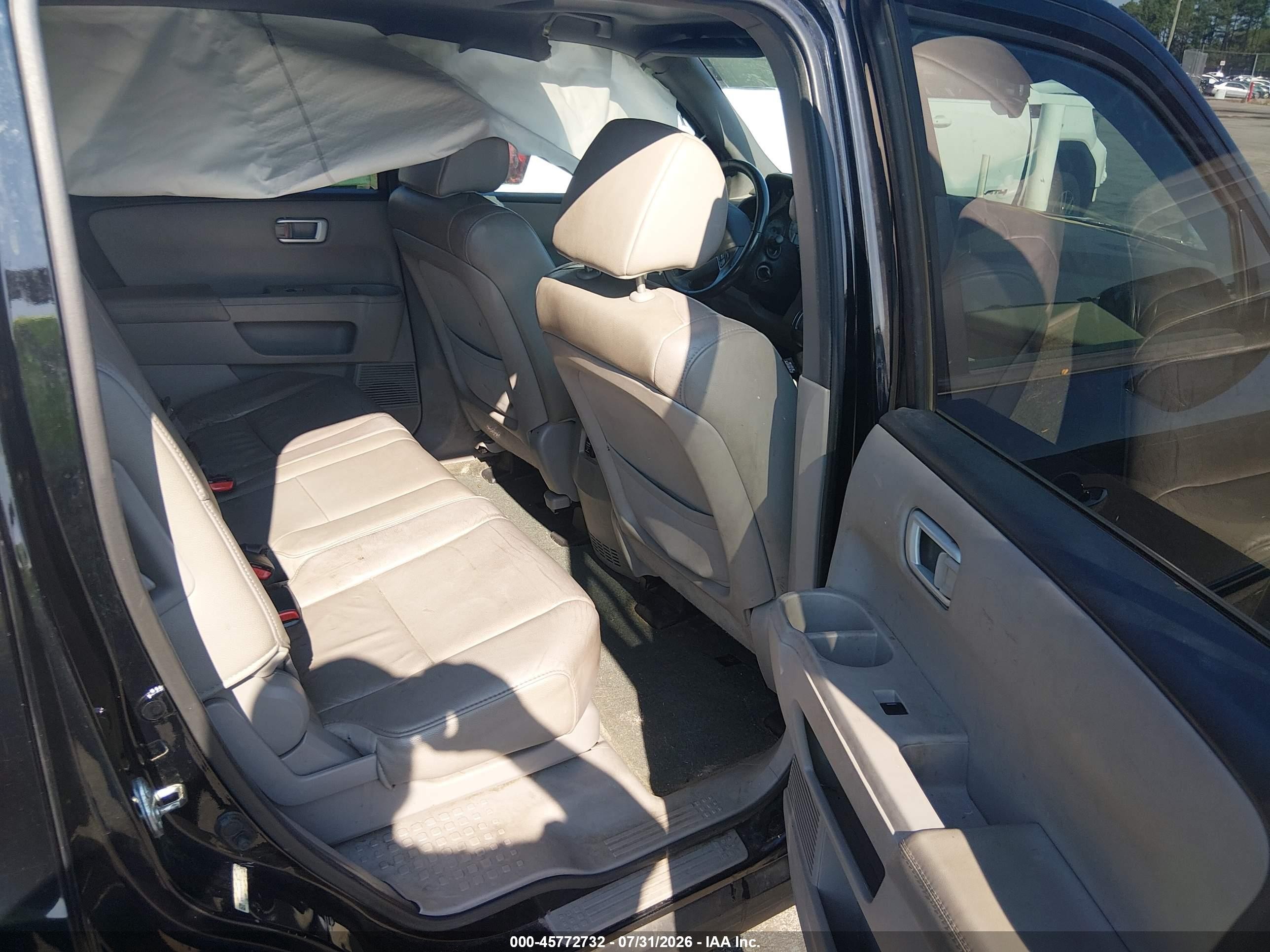 2014 Honda Pilot Ex-l Черный vin: 5FNYF4H58EB041493