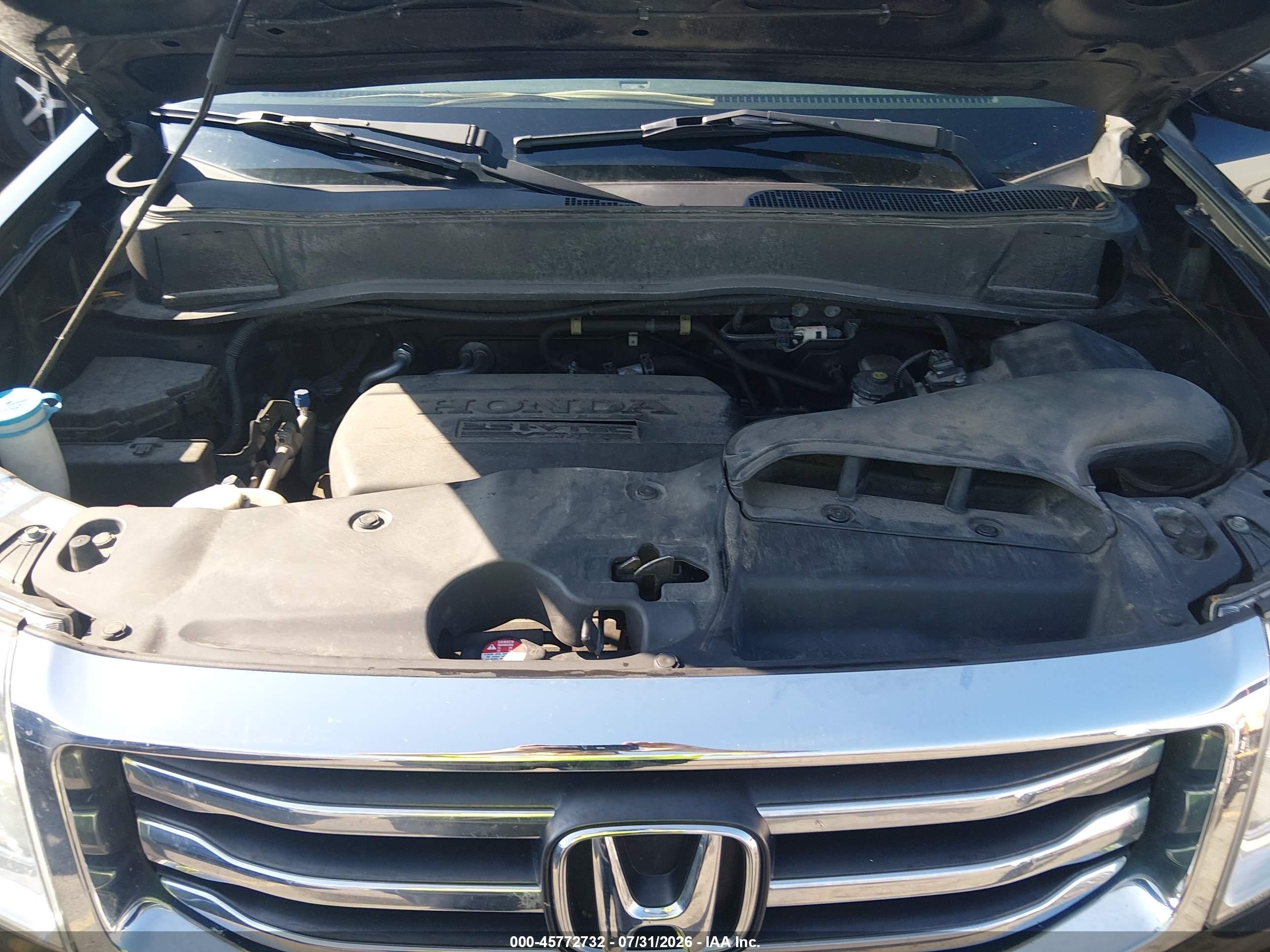 2014 Honda Pilot Ex-l Черный vin: 5FNYF4H58EB041493