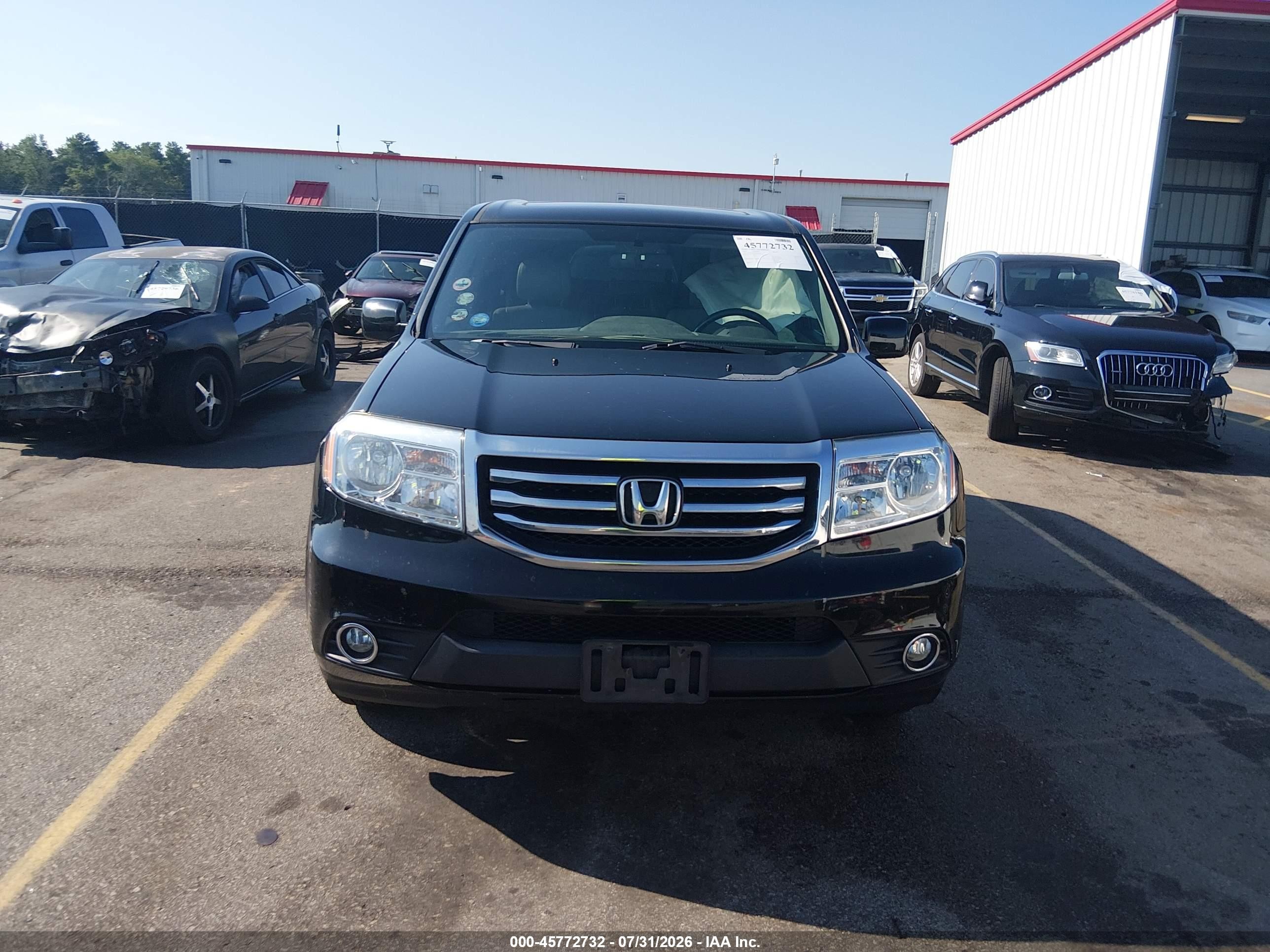 2014 Honda Pilot Ex-l Черный vin: 5FNYF4H58EB041493