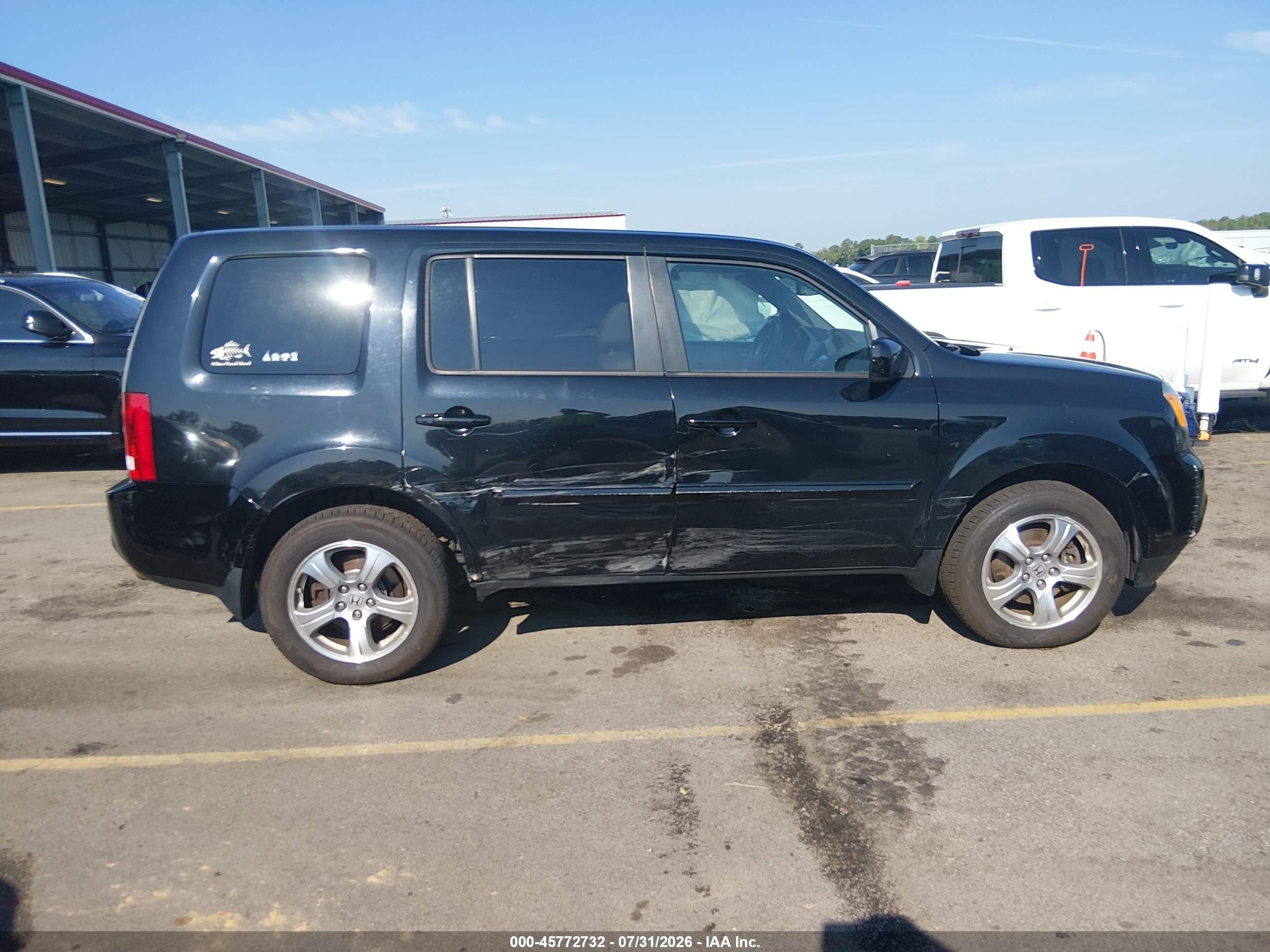 2014 Honda Pilot Ex-l Черный vin: 5FNYF4H58EB041493