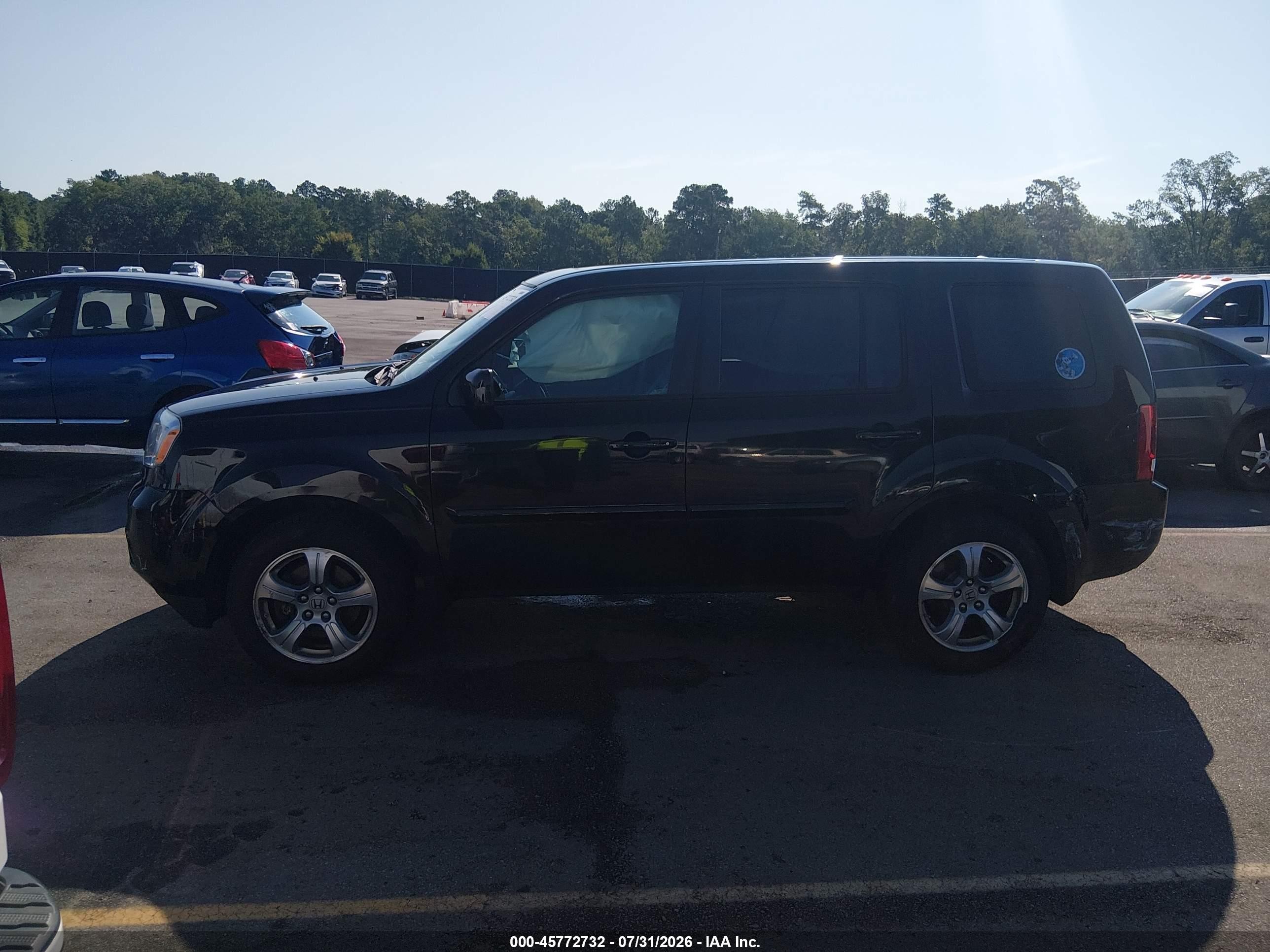 2014 Honda Pilot Ex-l Черный vin: 5FNYF4H58EB041493