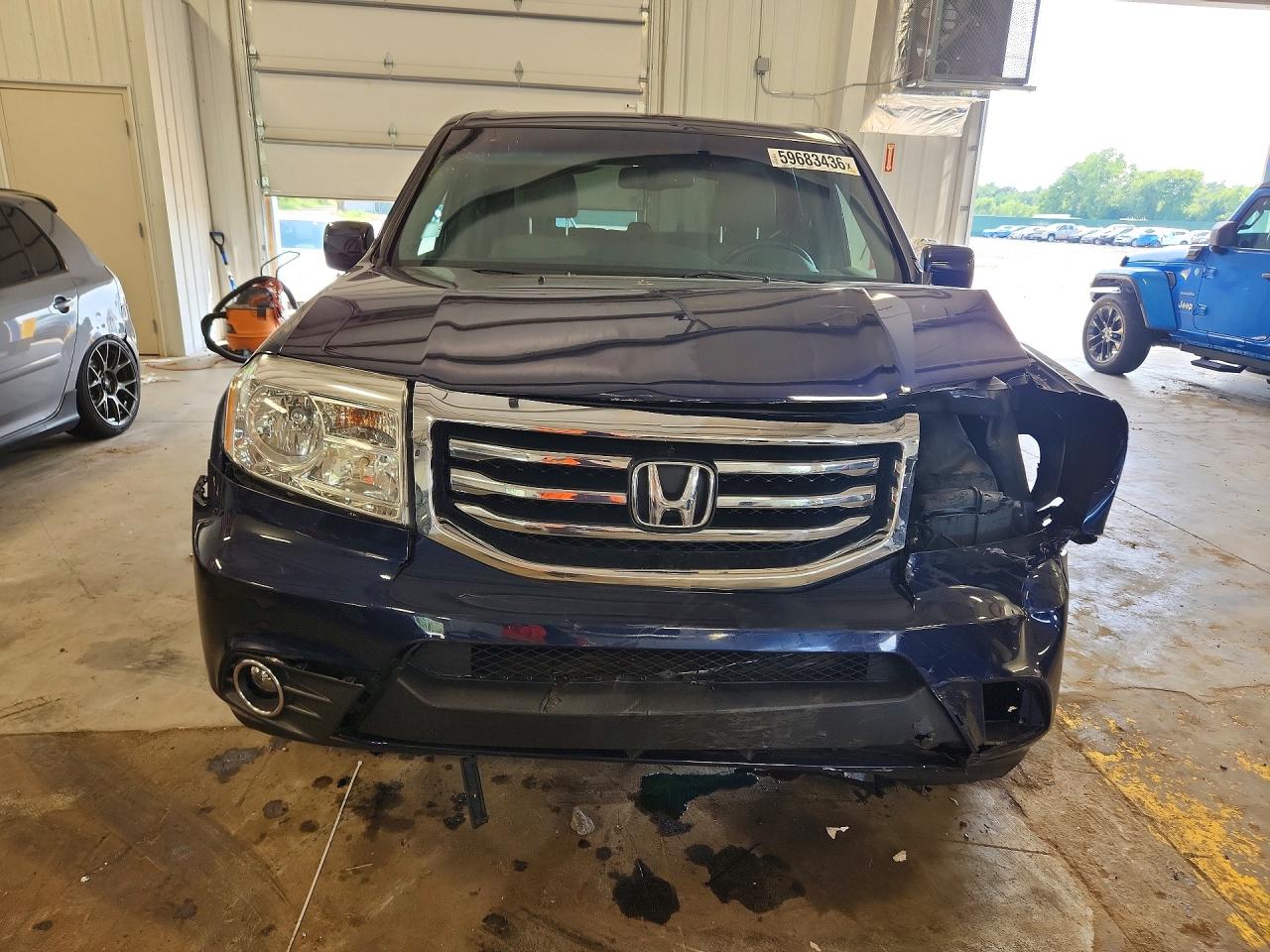 2015 Honda Pilot Exl Синий vin: 5FNYF4H58FB035761