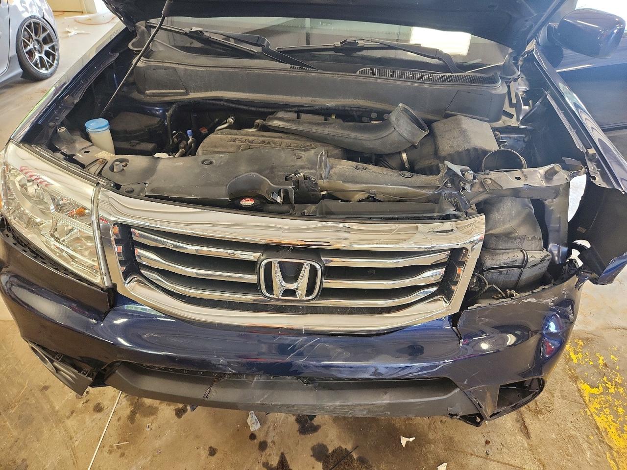 2015 Honda Pilot Exl Синий vin: 5FNYF4H58FB035761