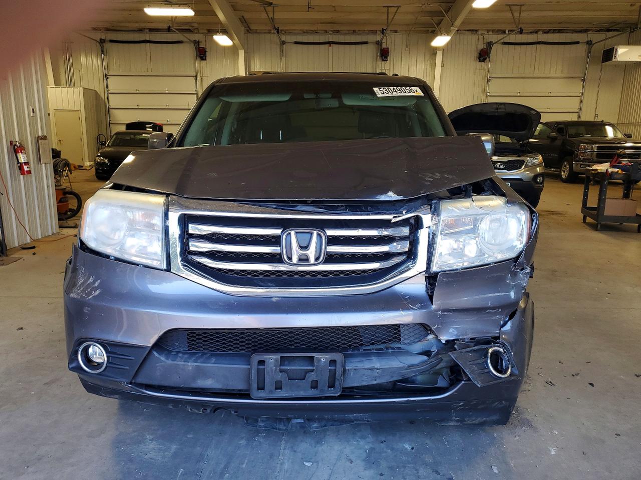 2015 Honda Pilot Exl Gray vin: 5FNYF4H58FB069747