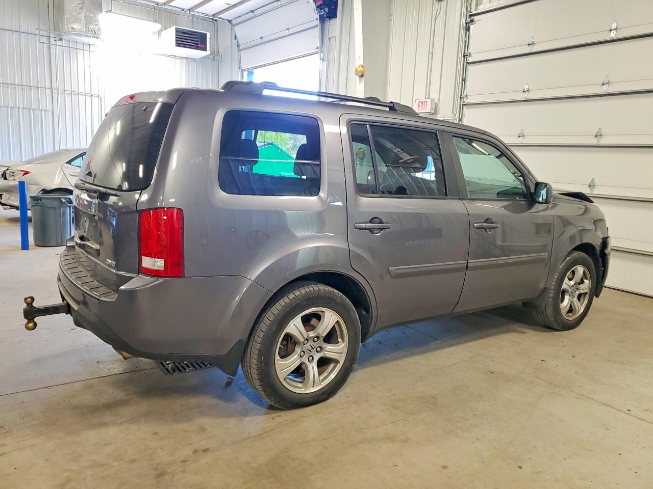 2015 Honda Pilot Exl Gray vin: 5FNYF4H58FB069747
