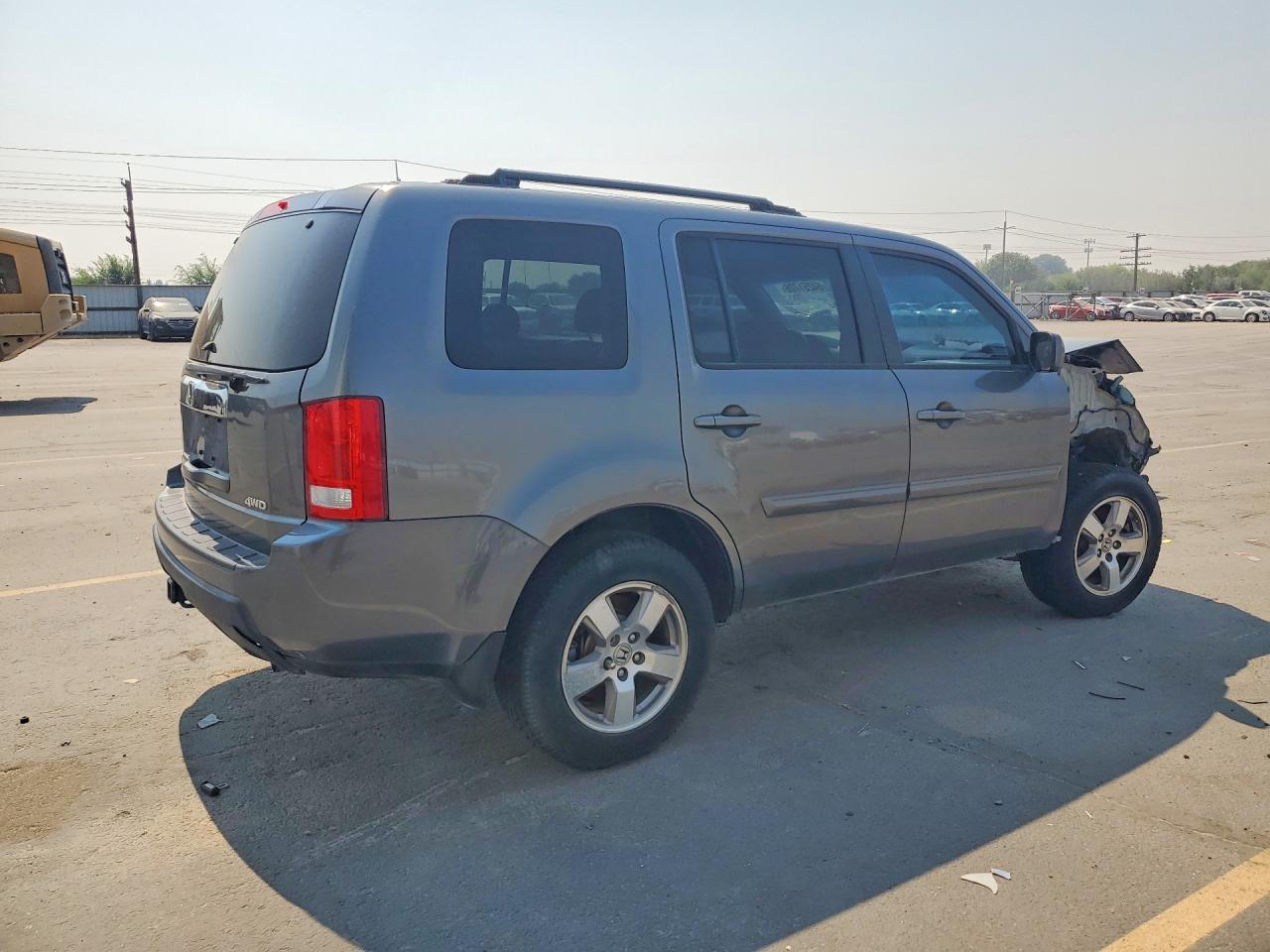 2011 Honda Pilot Exl Gray vin: 5FNYF4H59BB063076