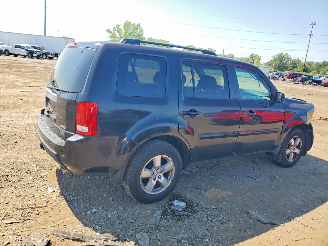 2011 Honda Pilot Exl Черный vin: 5FNYF4H59BB088348
