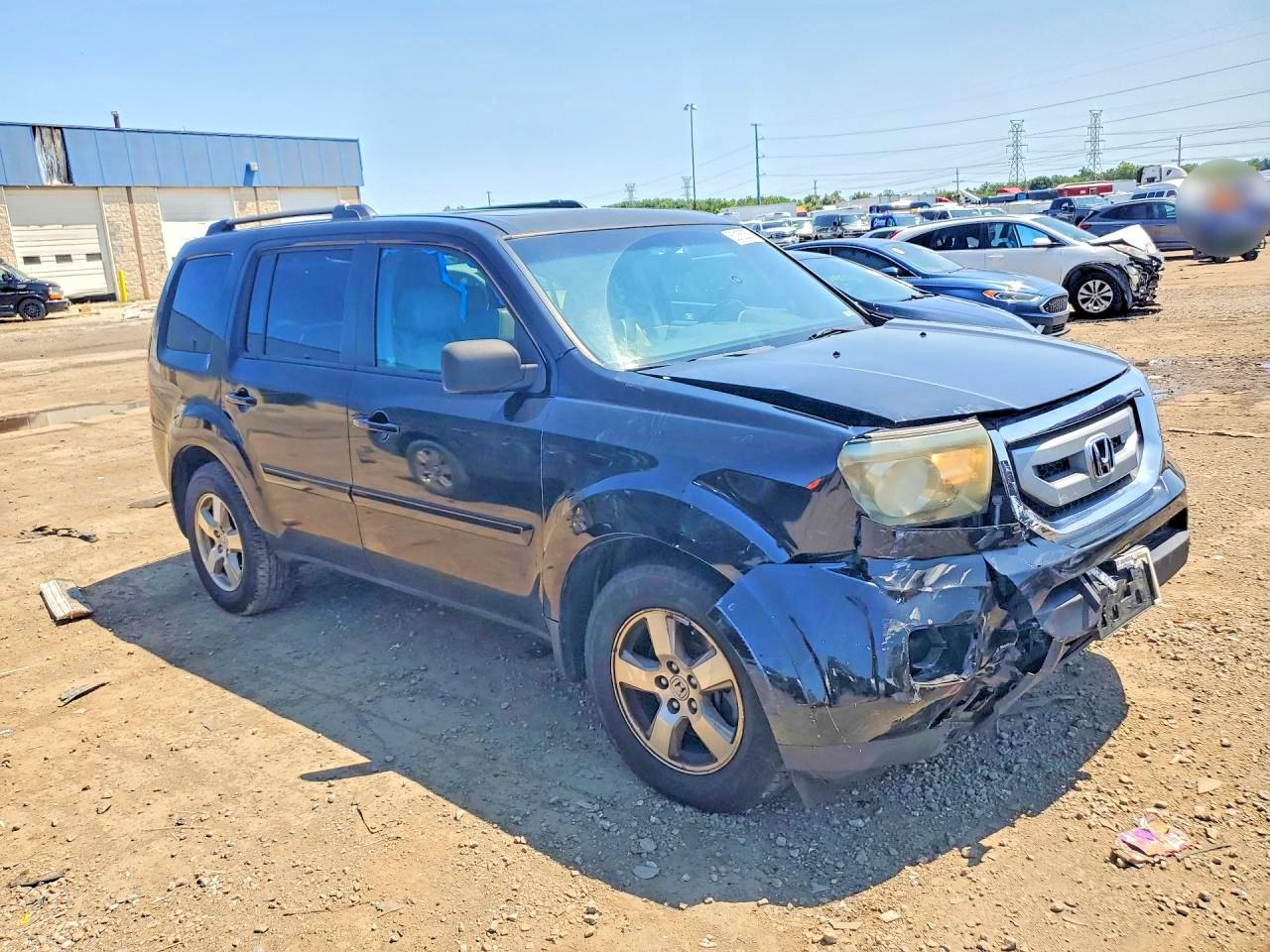 2011 Honda Pilot Exl Черный vin: 5FNYF4H59BB088348