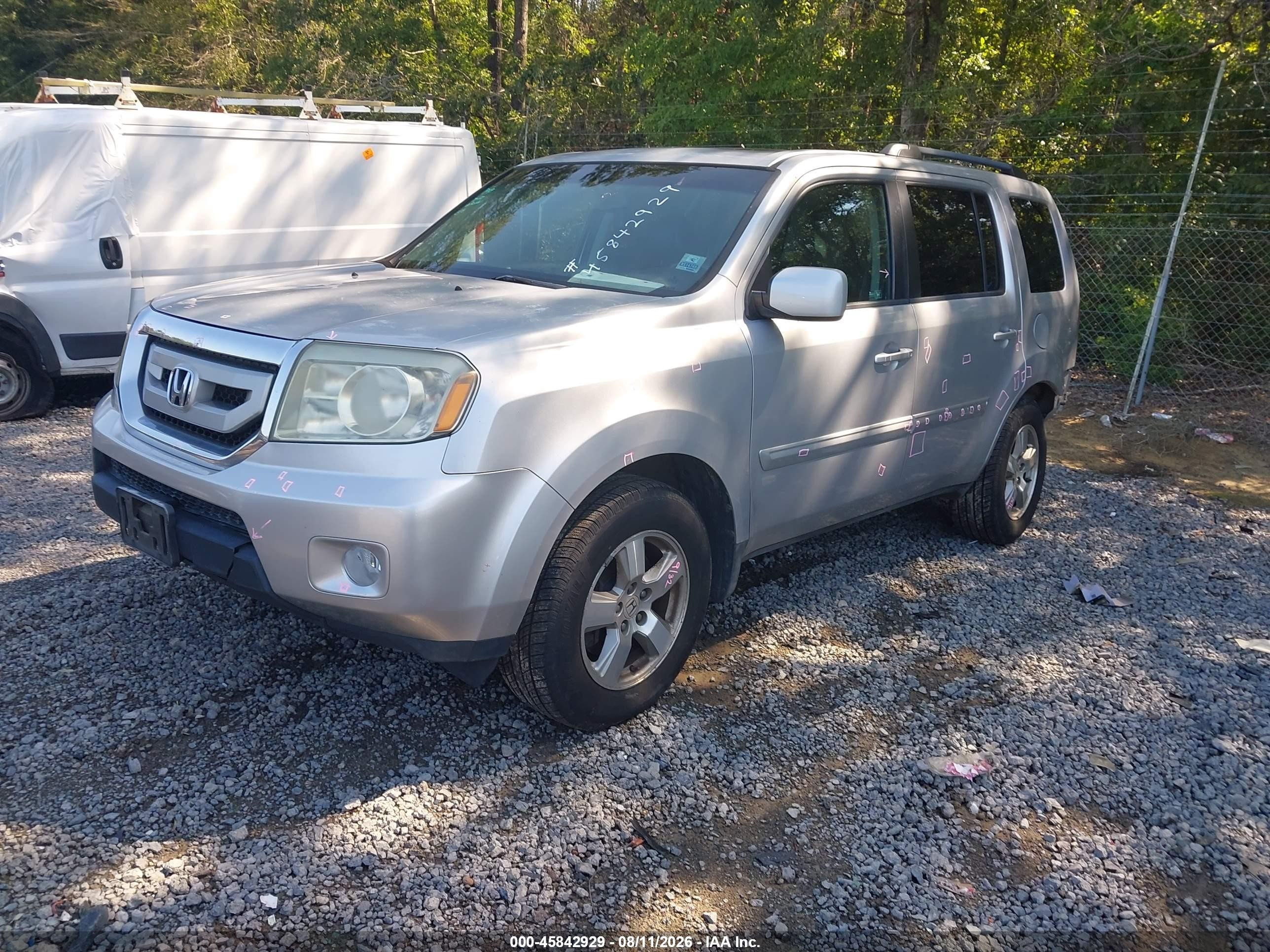 2011 Honda Pilot Ex-l Серебряный vin: 5FNYF4H59BB097728