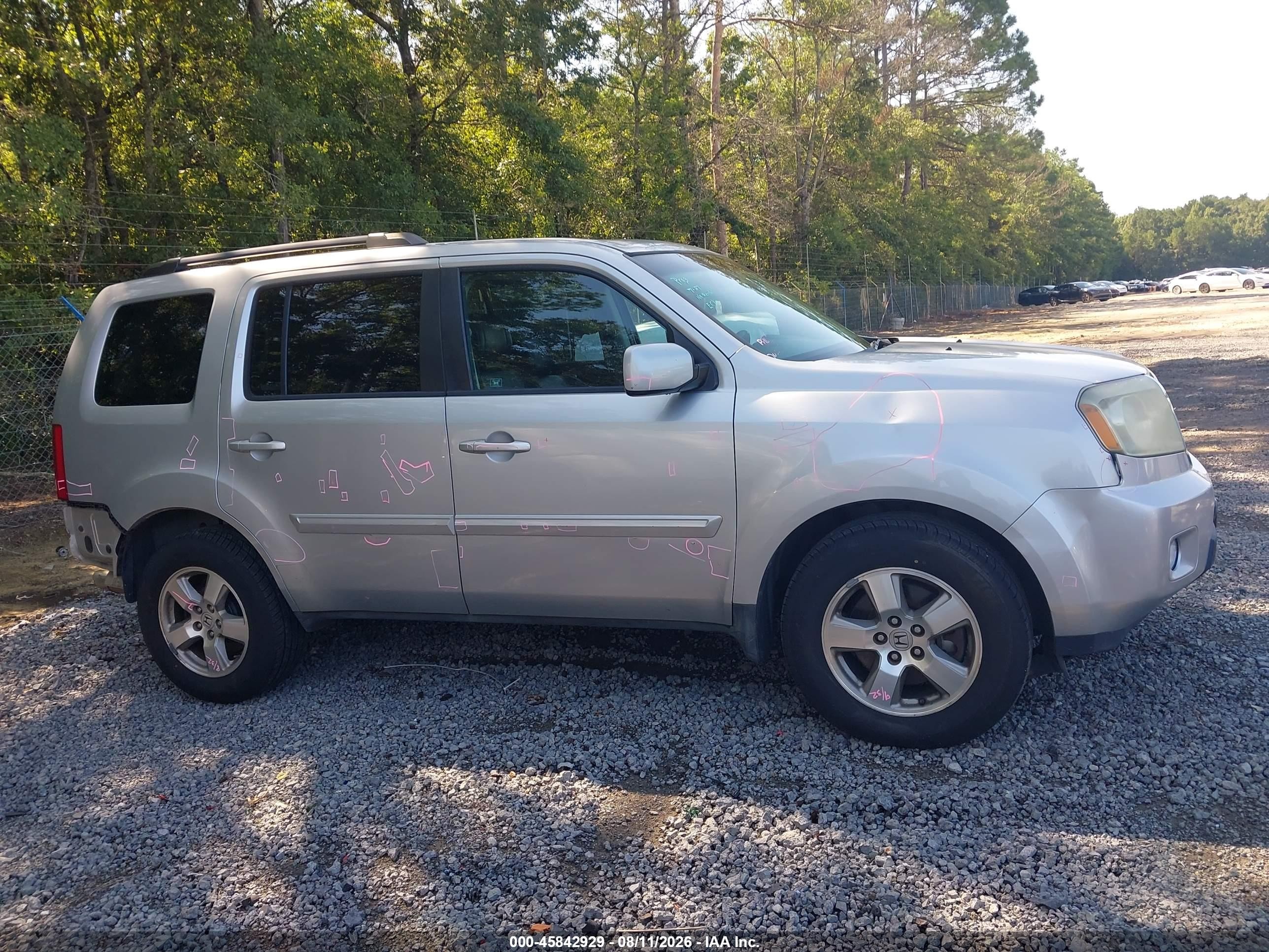 2011 Honda Pilot Ex-l Серебряный vin: 5FNYF4H59BB097728