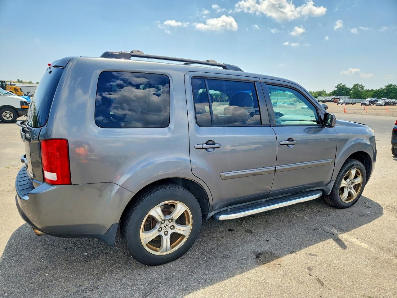 2012 Honda Pilot Exl Gray vin: 5FNYF4H59CB003770
