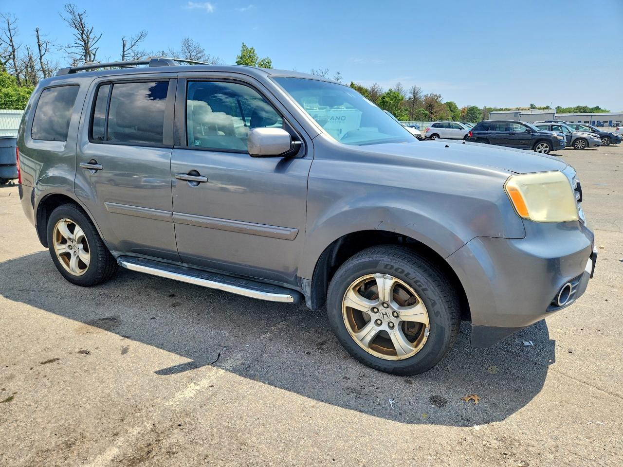 2012 Honda Pilot Exl Gray vin: 5FNYF4H59CB003770