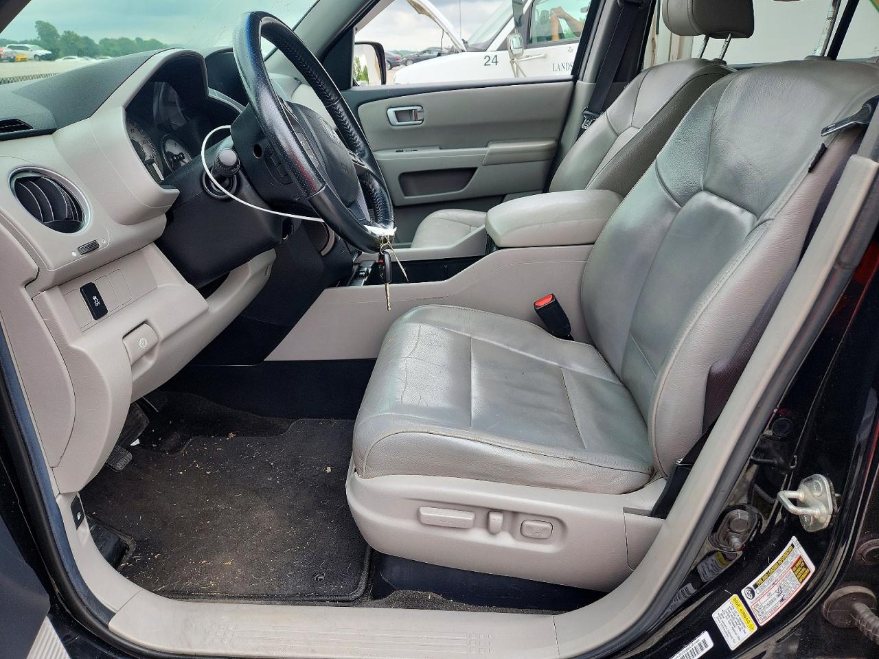 2012 Honda Pilot Exl Black vin: 5FNYF4H59CB033044