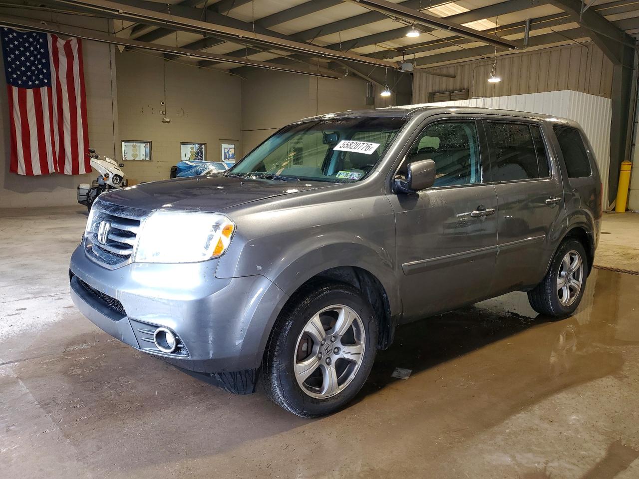 2012 Honda Pilot Exl Серый vin: 5FNYF4H59CB062141