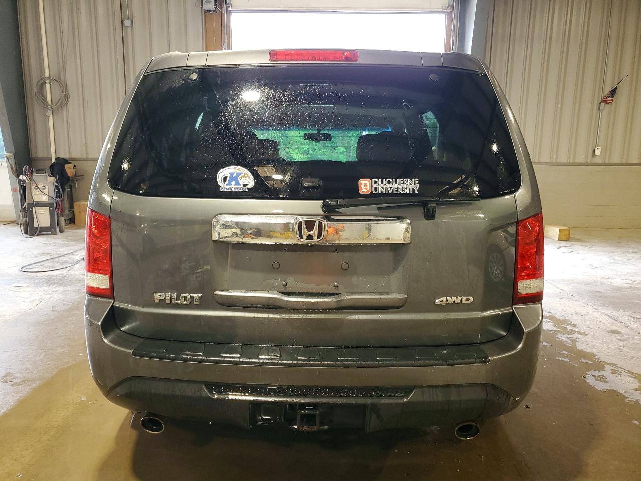 2012 Honda Pilot Exl Серый vin: 5FNYF4H59CB062141