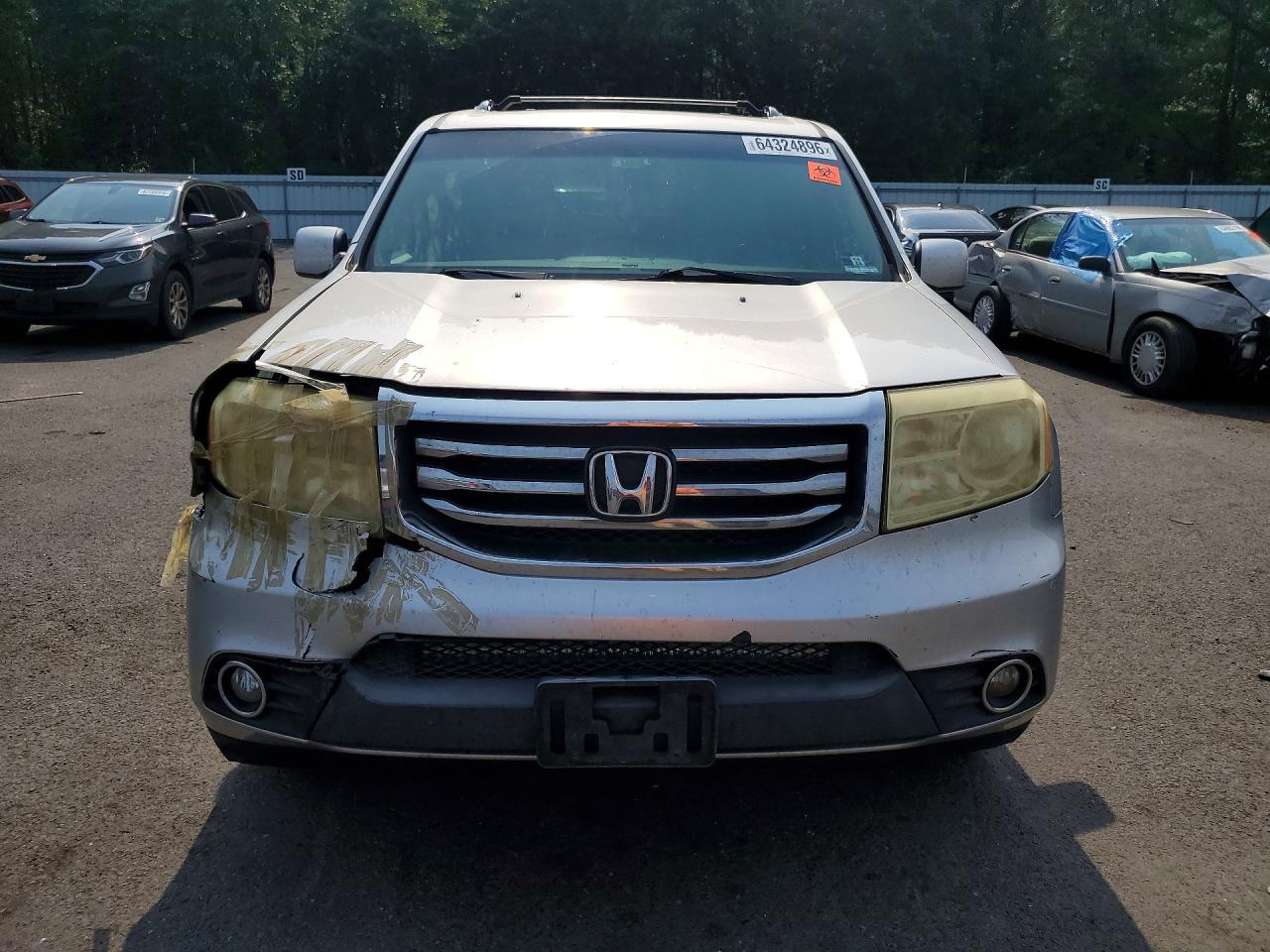 2012 Honda Pilot Exl Серебряный vin: 5FNYF4H59CB062799