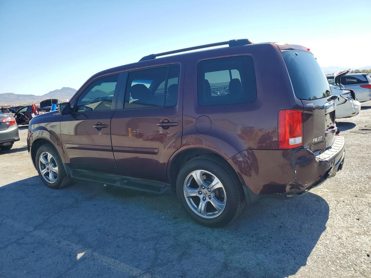 2012 Honda Pilot Exl Бордовый vin: 5FNYF4H59CB070370