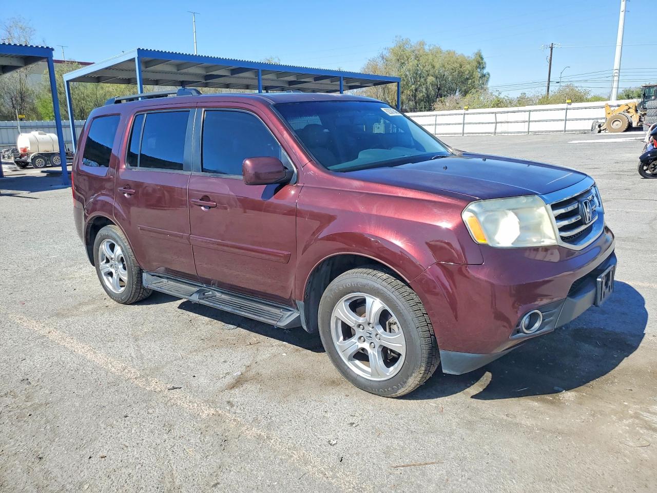 2012 Honda Pilot Exl Бордовый vin: 5FNYF4H59CB070370