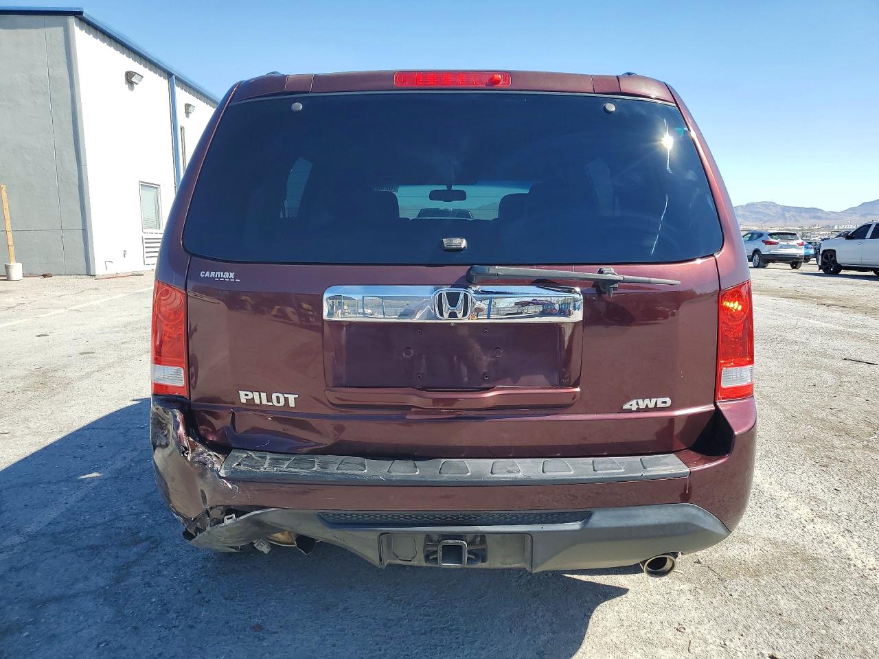 2012 Honda Pilot Exl Бордовый vin: 5FNYF4H59CB070370