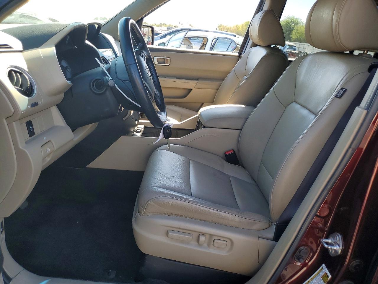 2012 Honda Pilot Exl Бордовый vin: 5FNYF4H59CB070370
