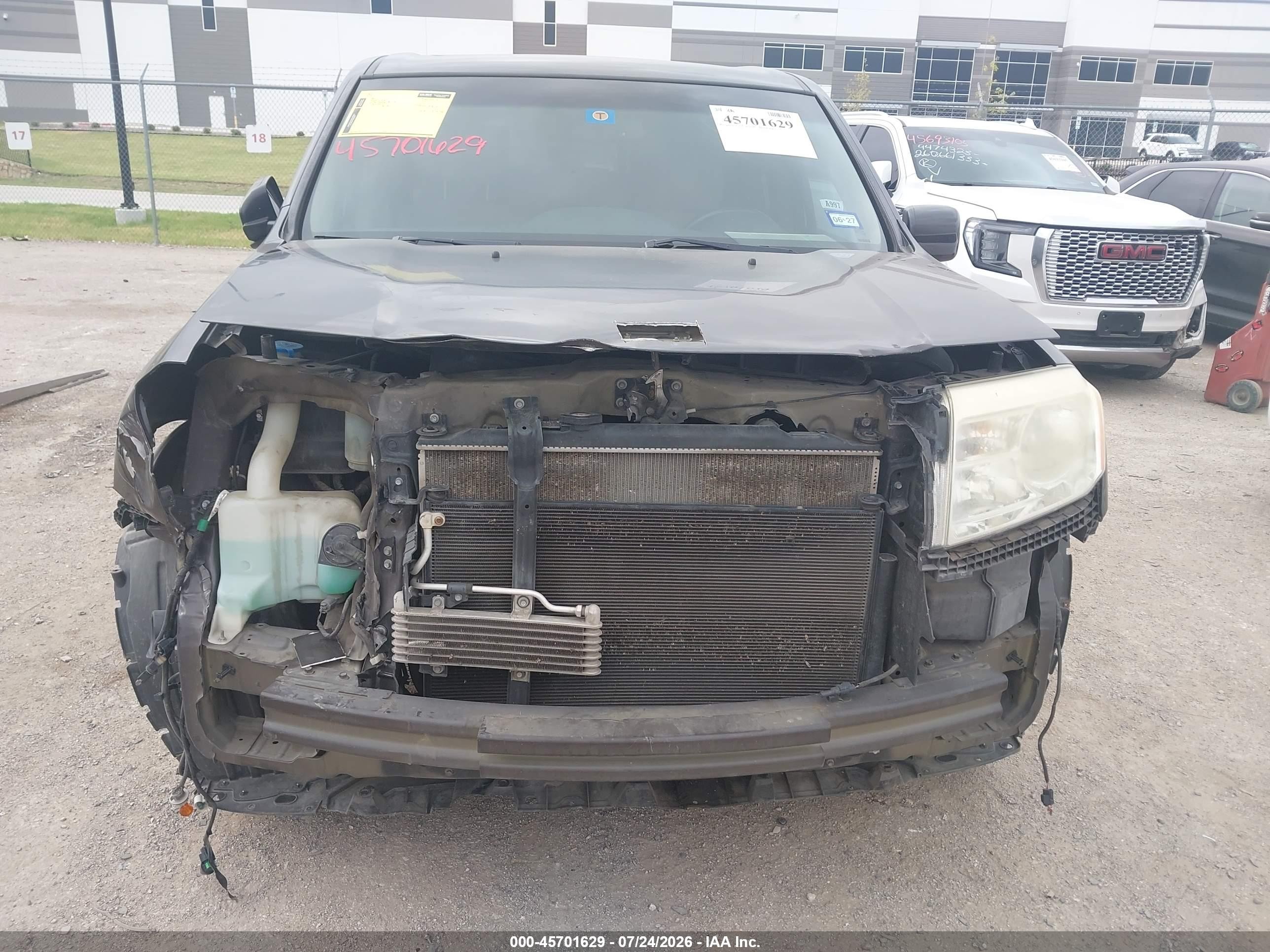 2012 Honda Pilot Ex-l Gray vin: 5FNYF4H59CB070675